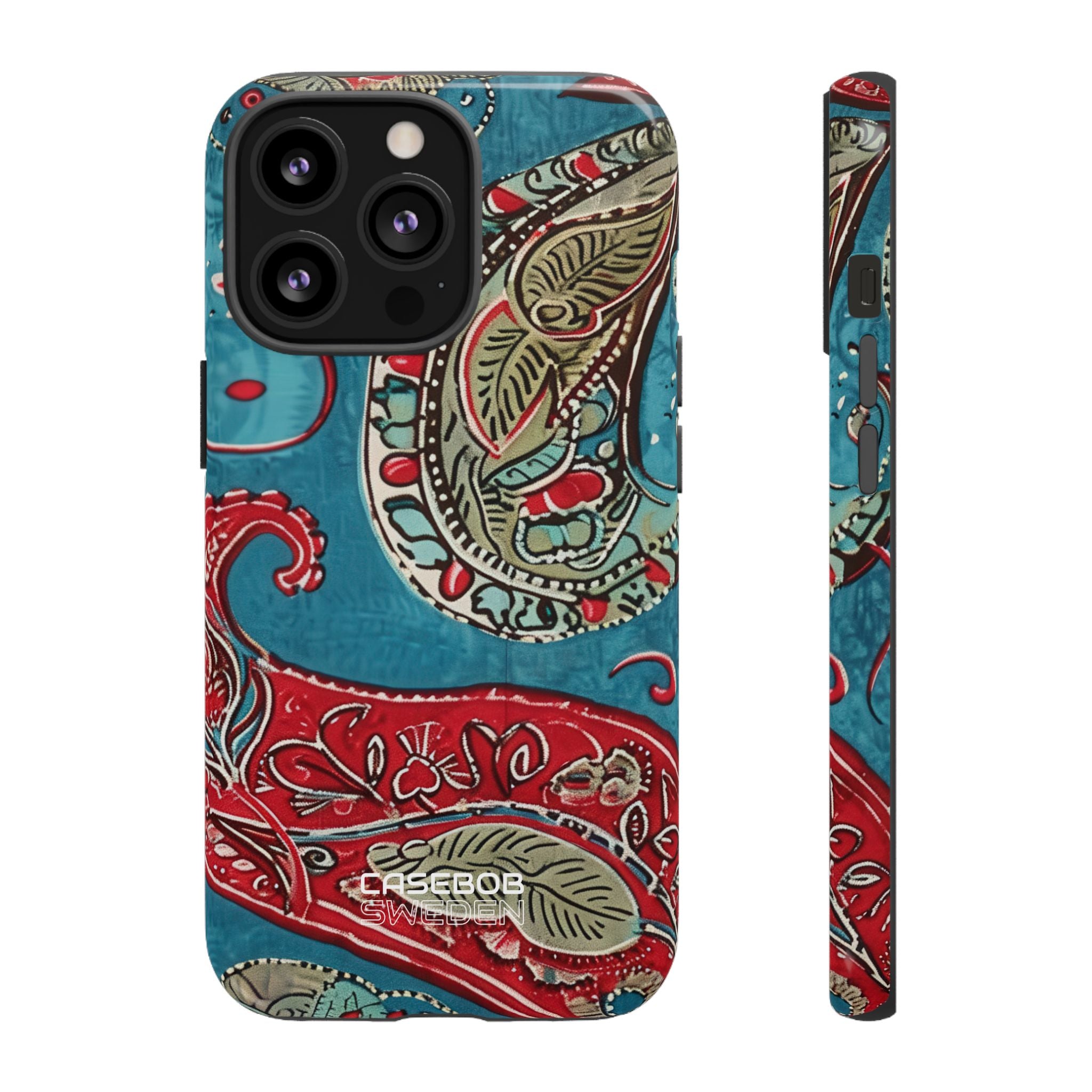 Paisley Floral Fusion iPhone 13 - Tough