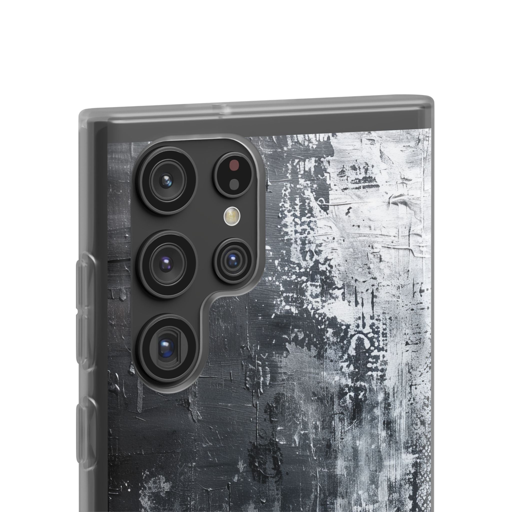 Textured Blackscape Samsung S22 Ultra Case - Soft