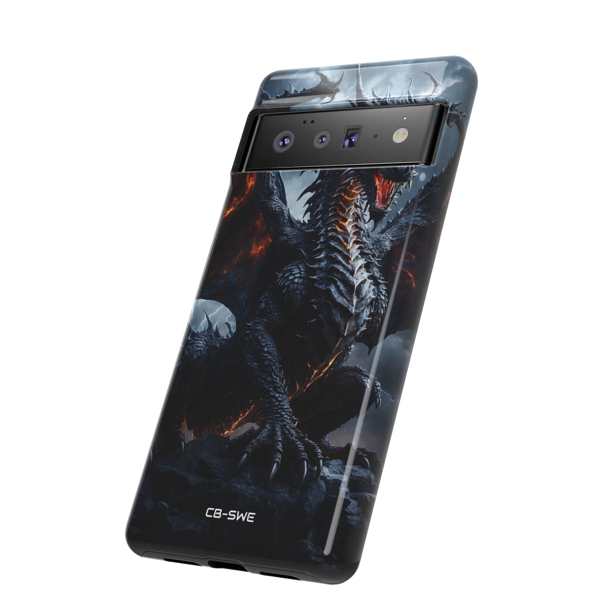 Fiery Wings Unleashed - Google Pixel Case