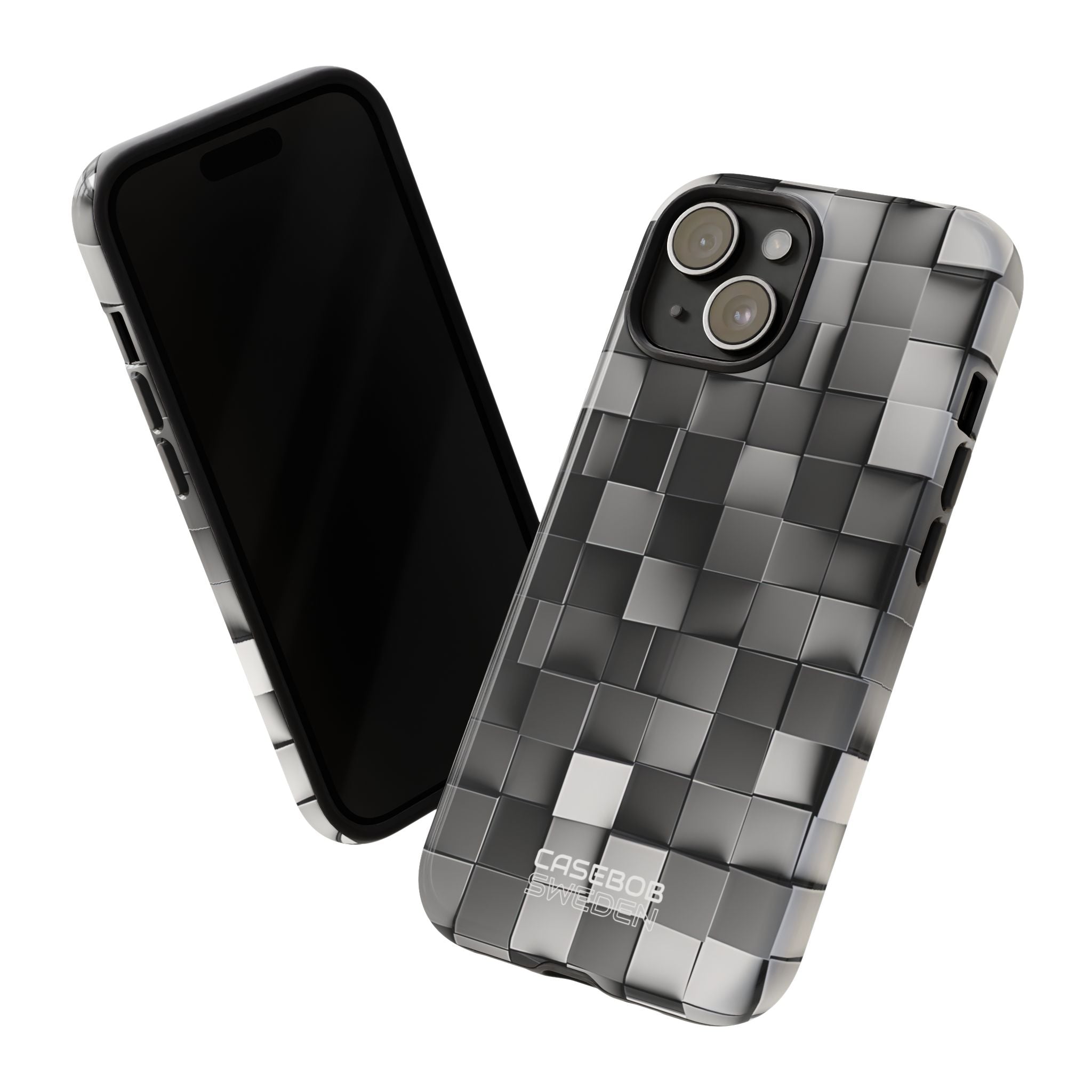 Profondità Cubo Monocromatico iPhone 15 - Tough