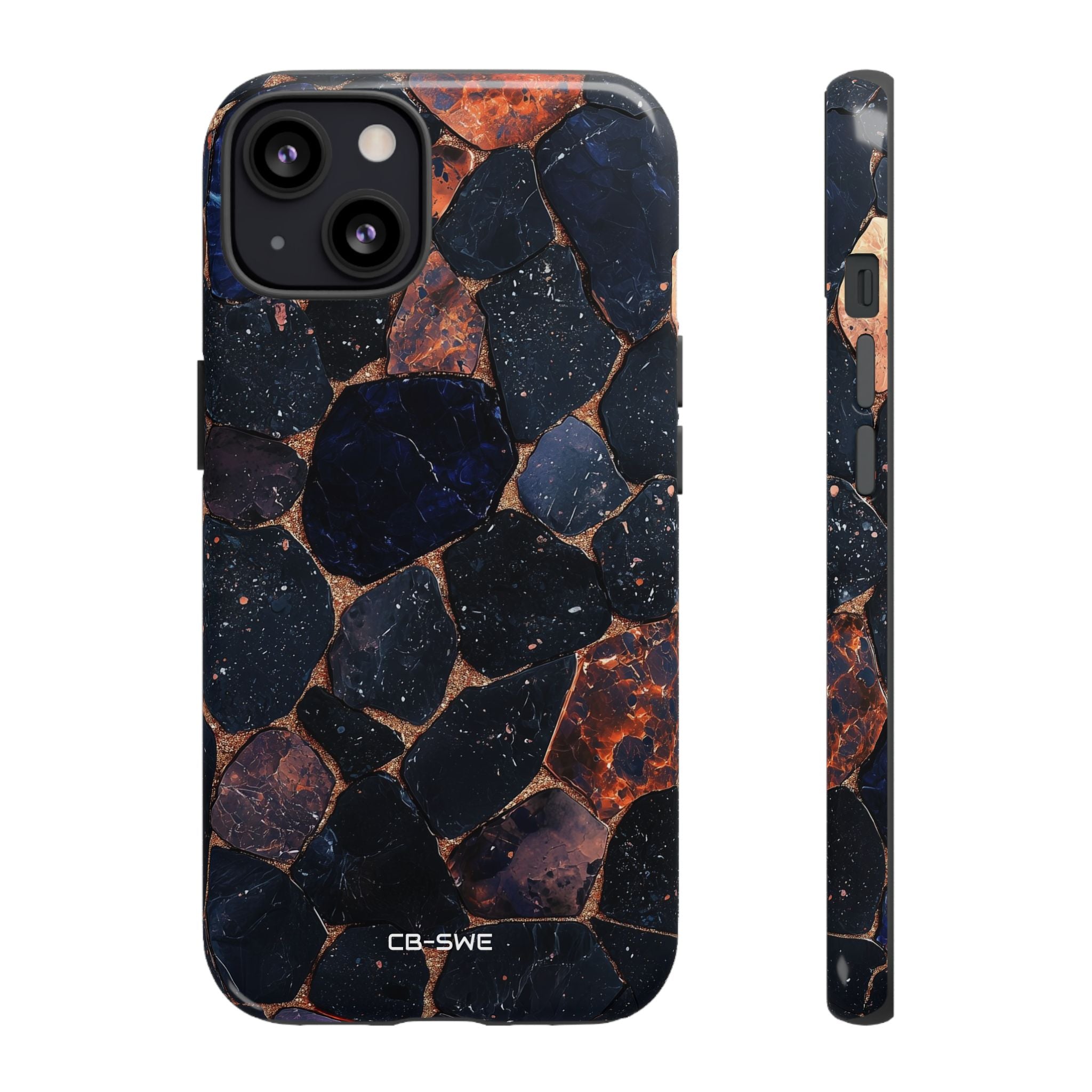 Shimmering Earth Fragments - iPhone Case