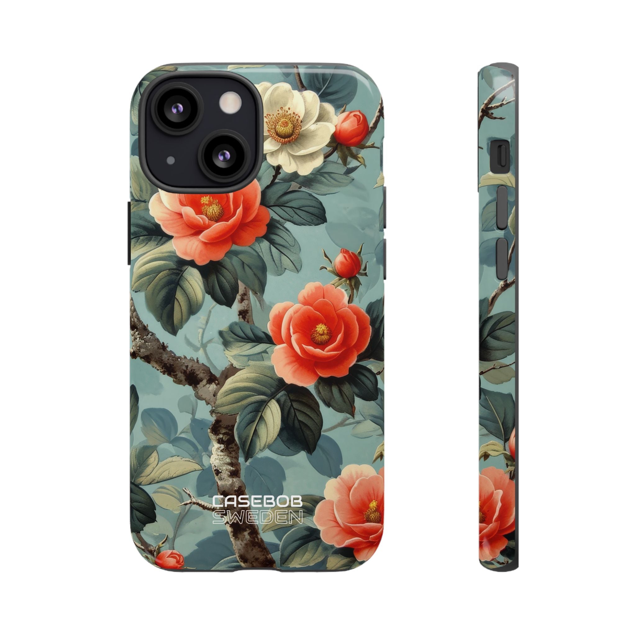 Coral Blossom Tapestry iPhone 13 - Tough