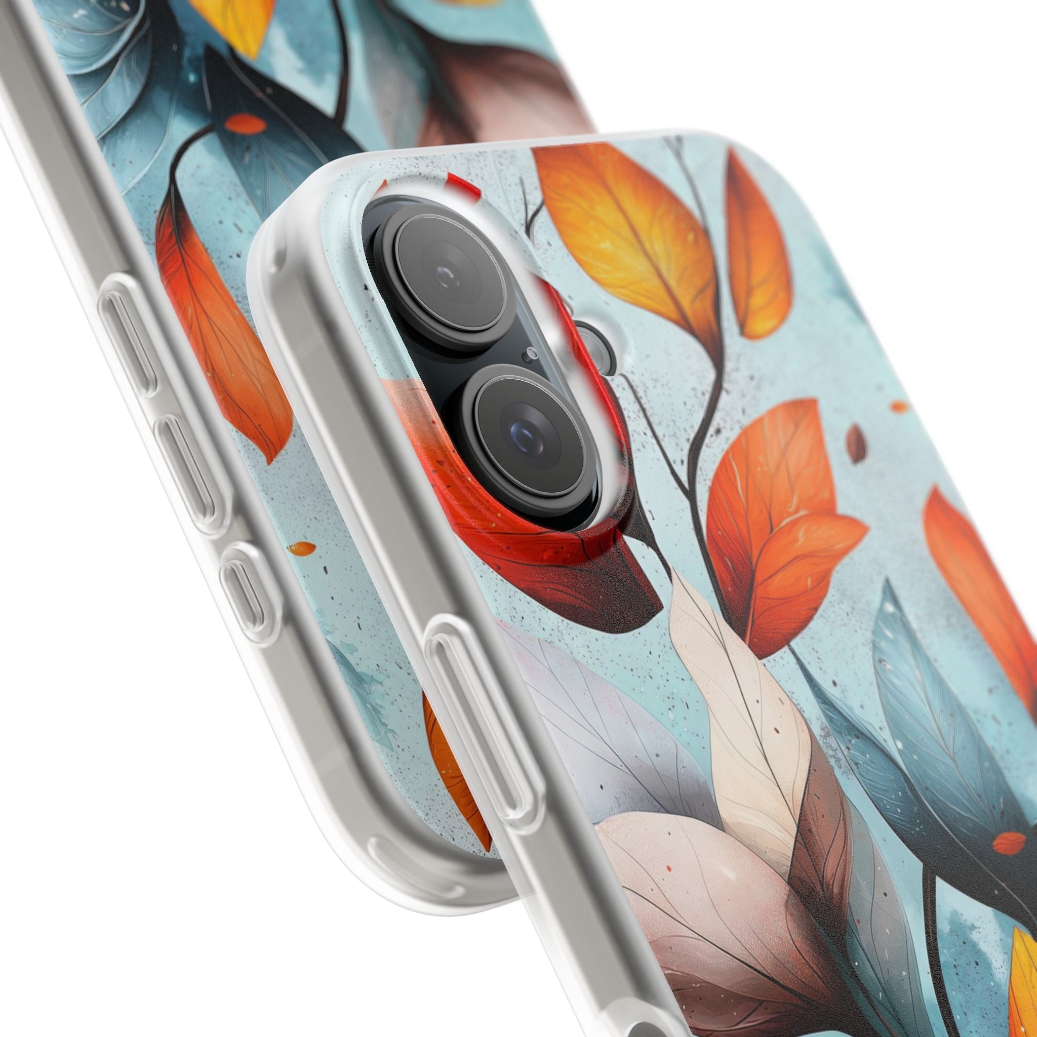 Crimson Veins iPhone 16 Case - Soft