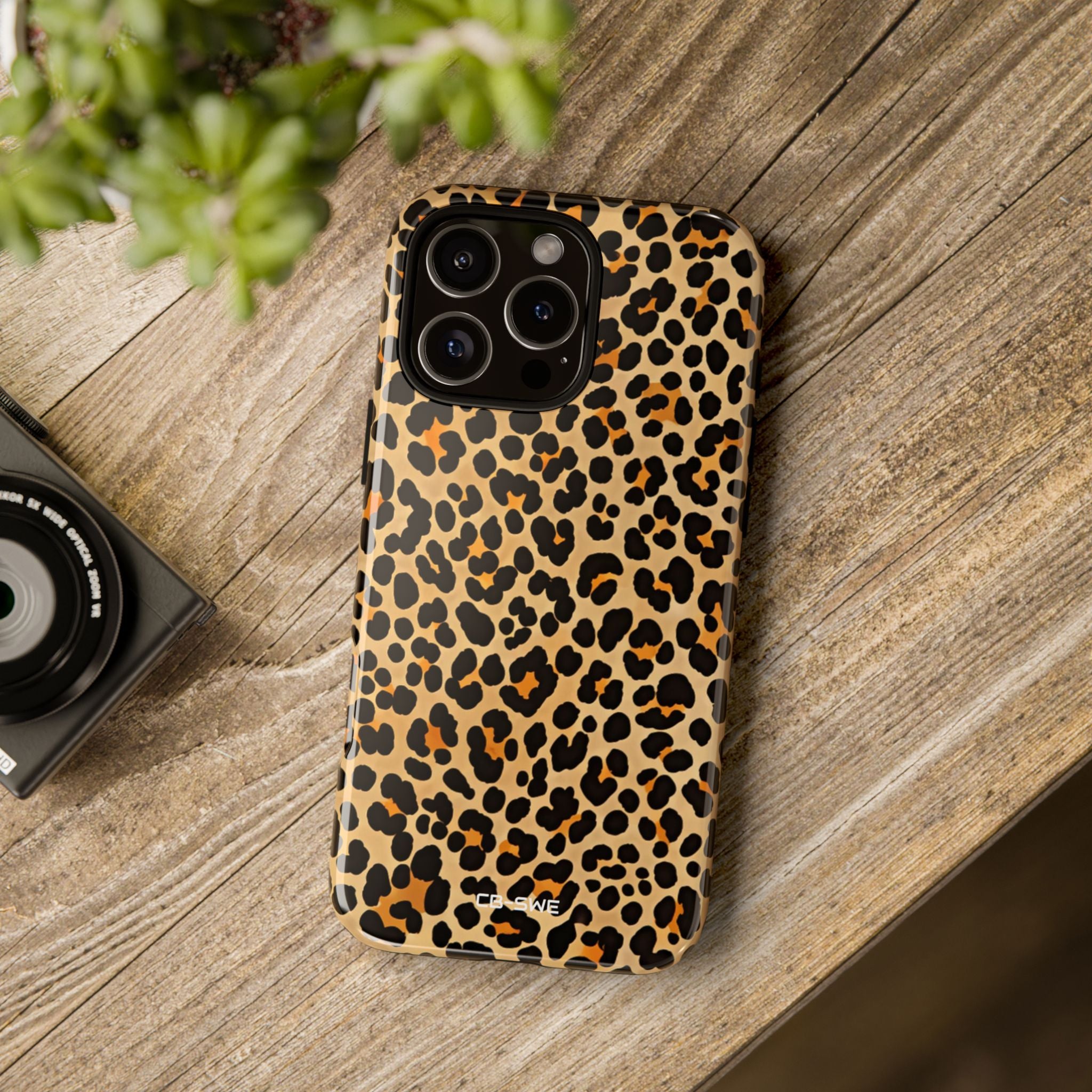 Leopard Print Elegance - iPhone Case