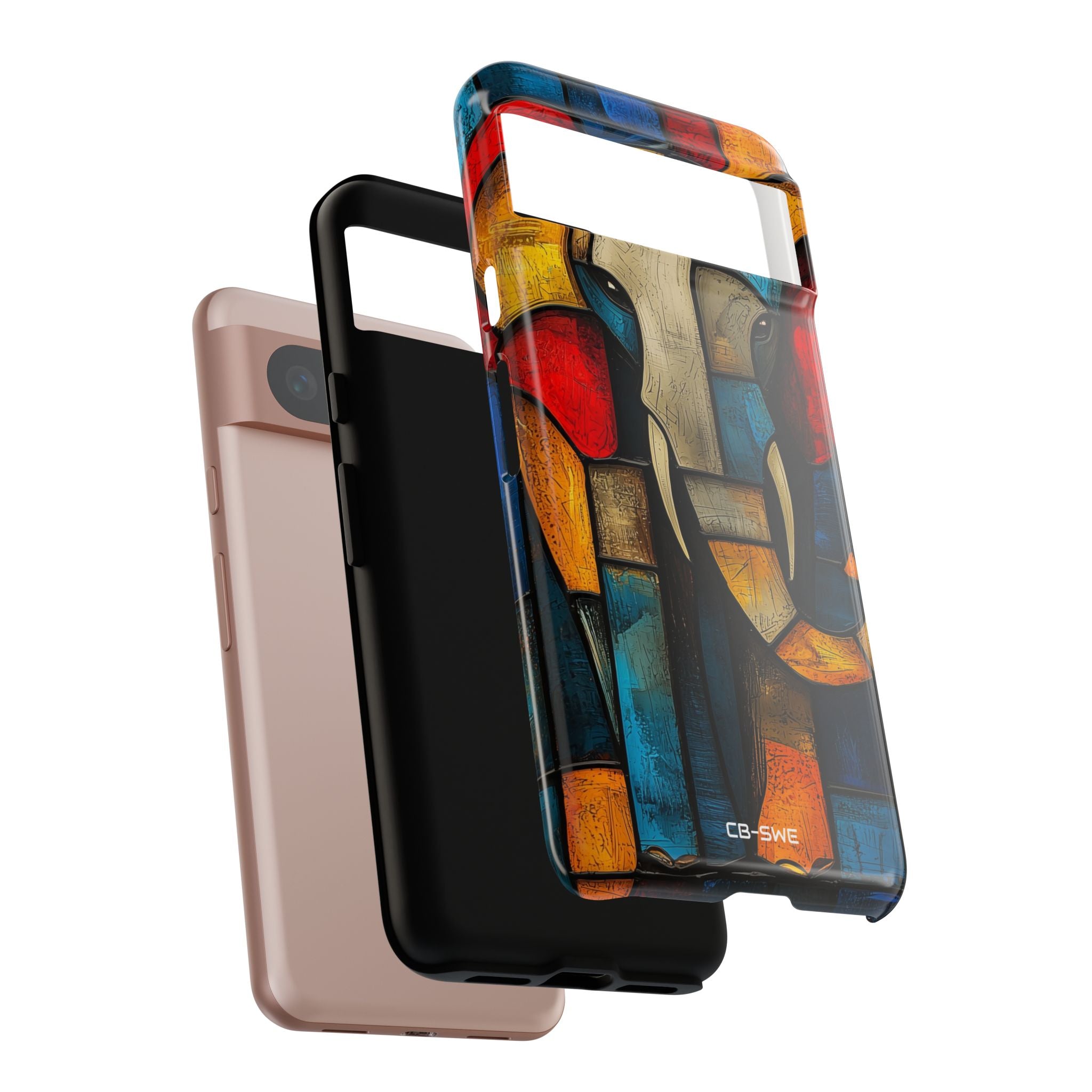Elephant Shapes Dance - Google Pixel Case
