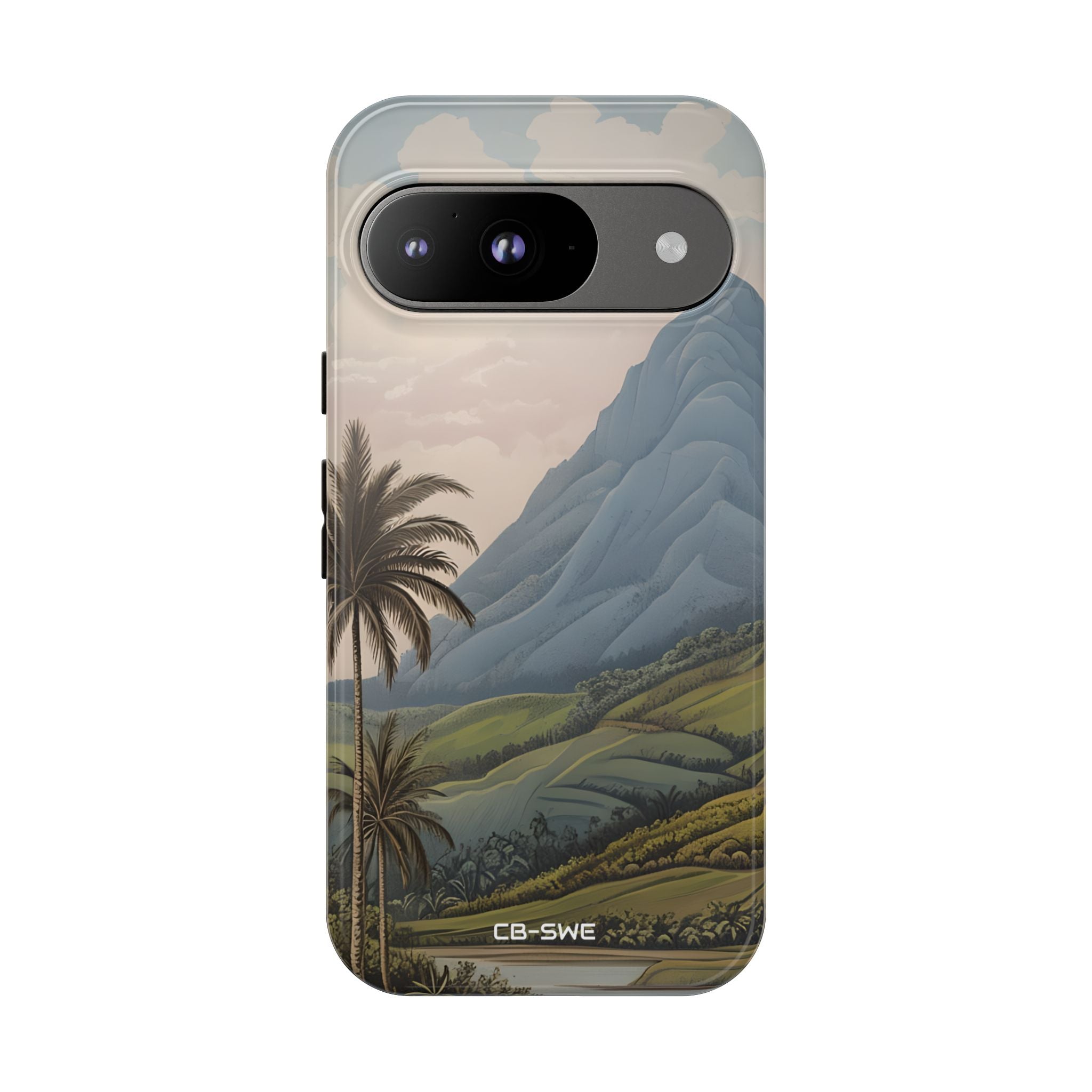 Serene Mountain Oasis - Google Pixel Case