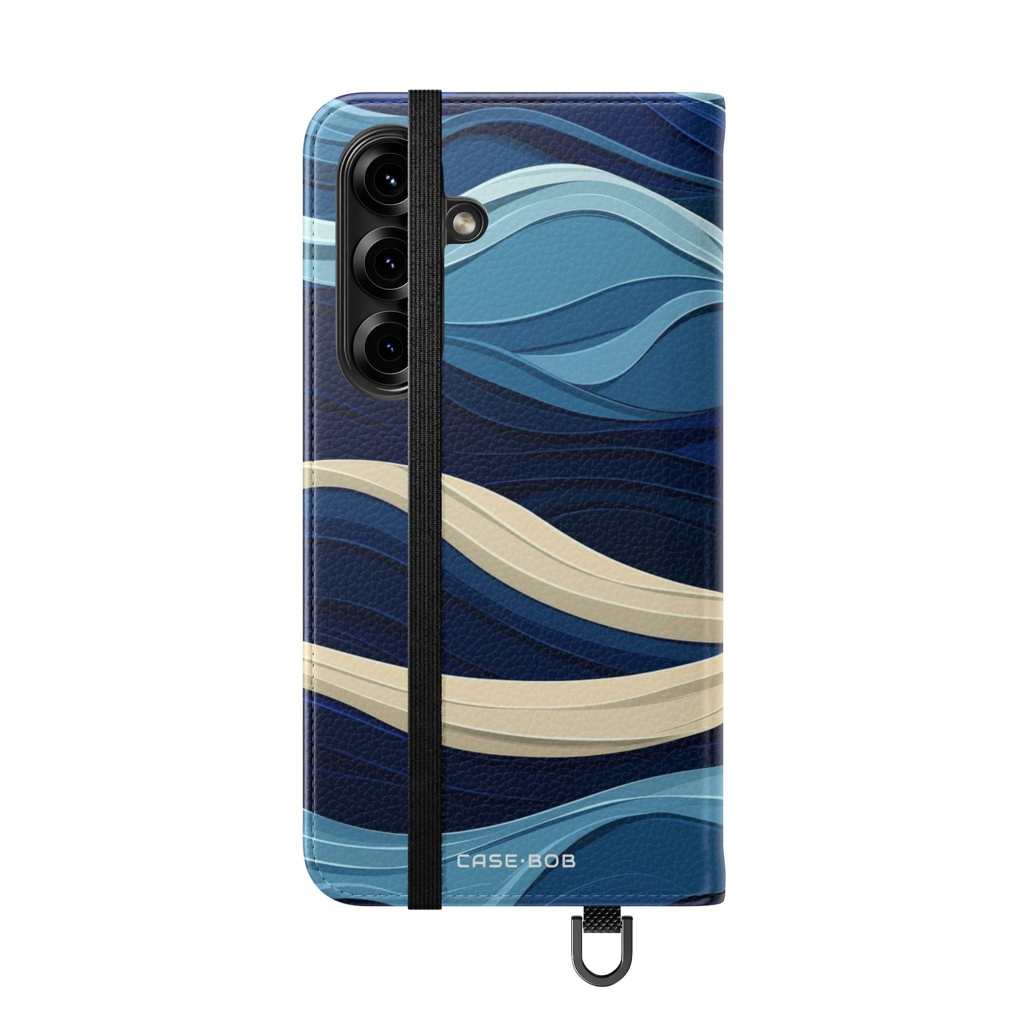 Blue Wave Flow - Samsung S25 Case - Lompakko