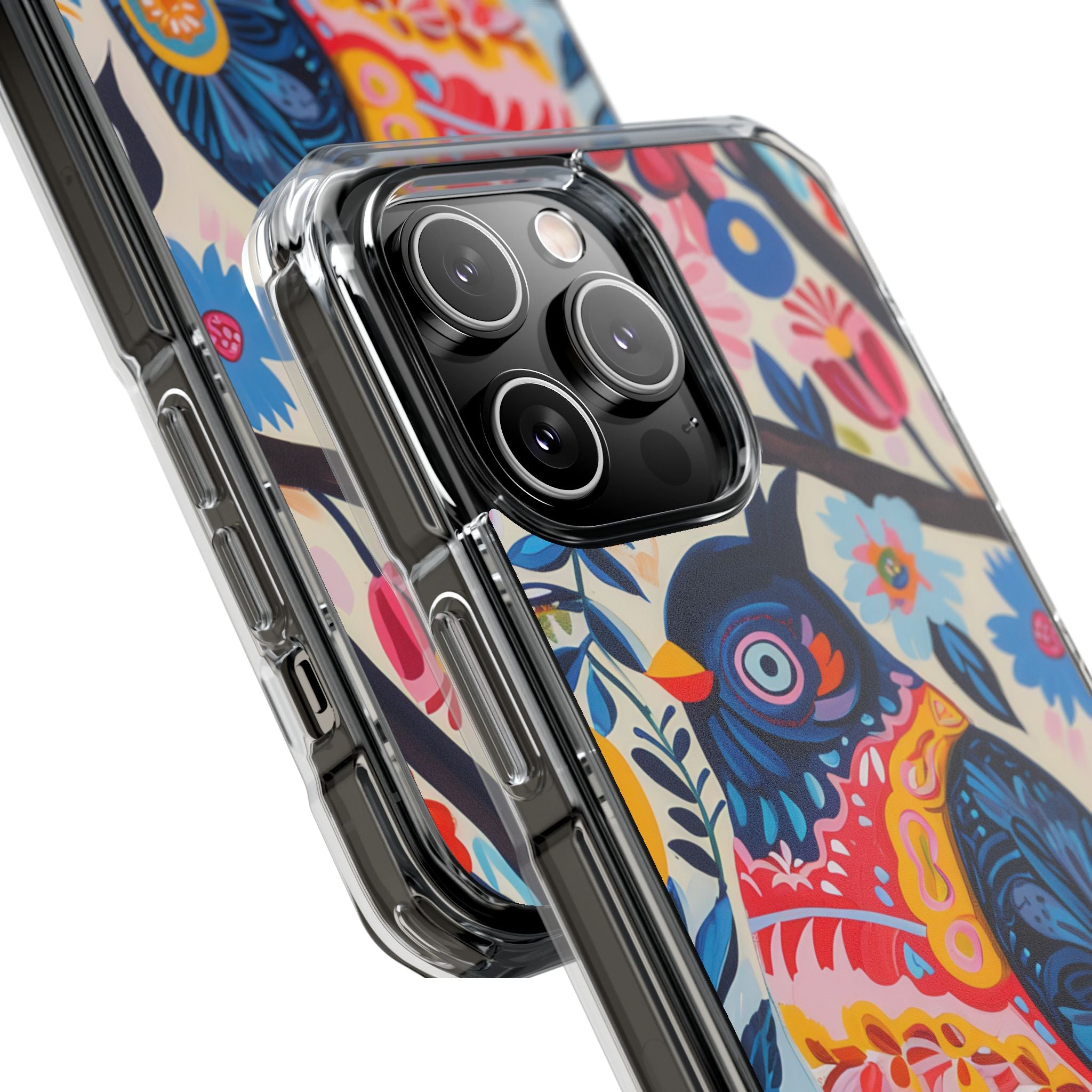 Whimsical Owl Garden iPhone 14 - Impact Clear+
