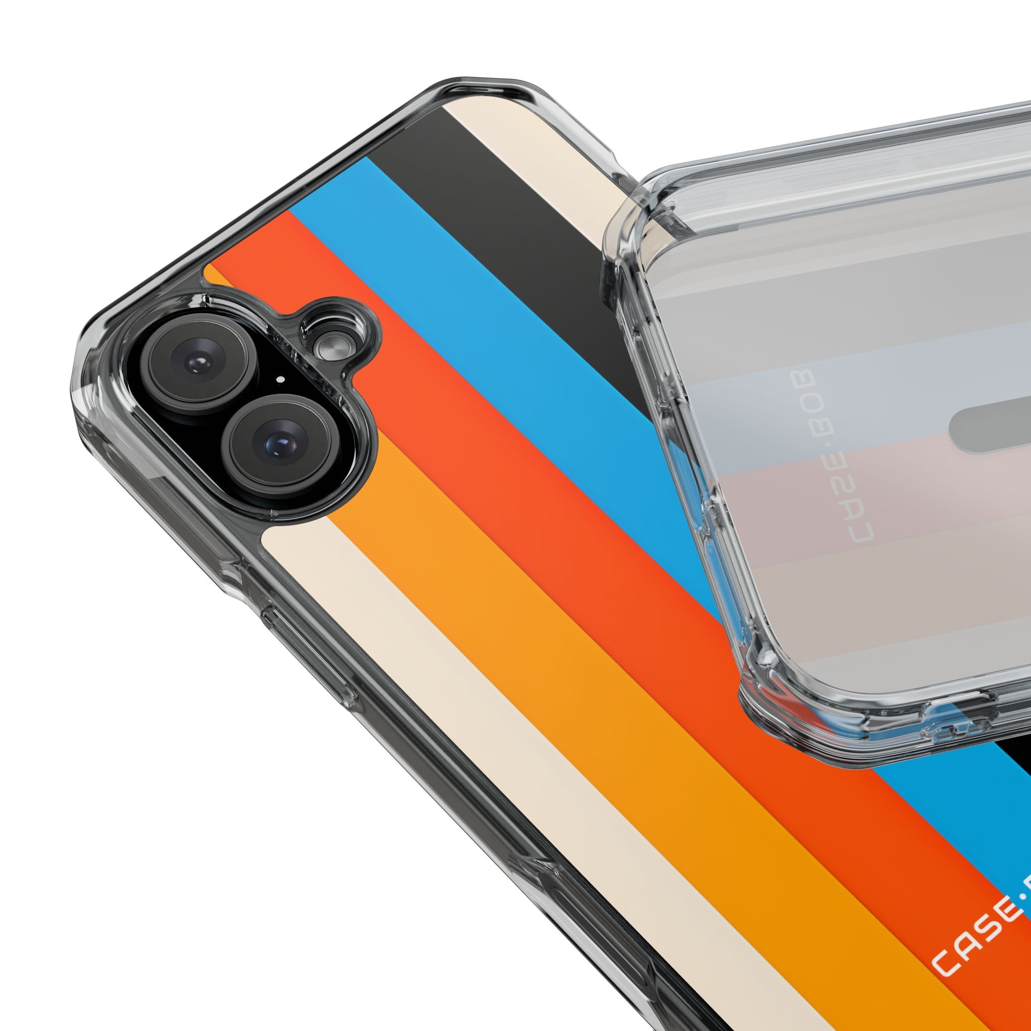 Vivid Stripe Harmony iPhone 16 Plus Case - Impact