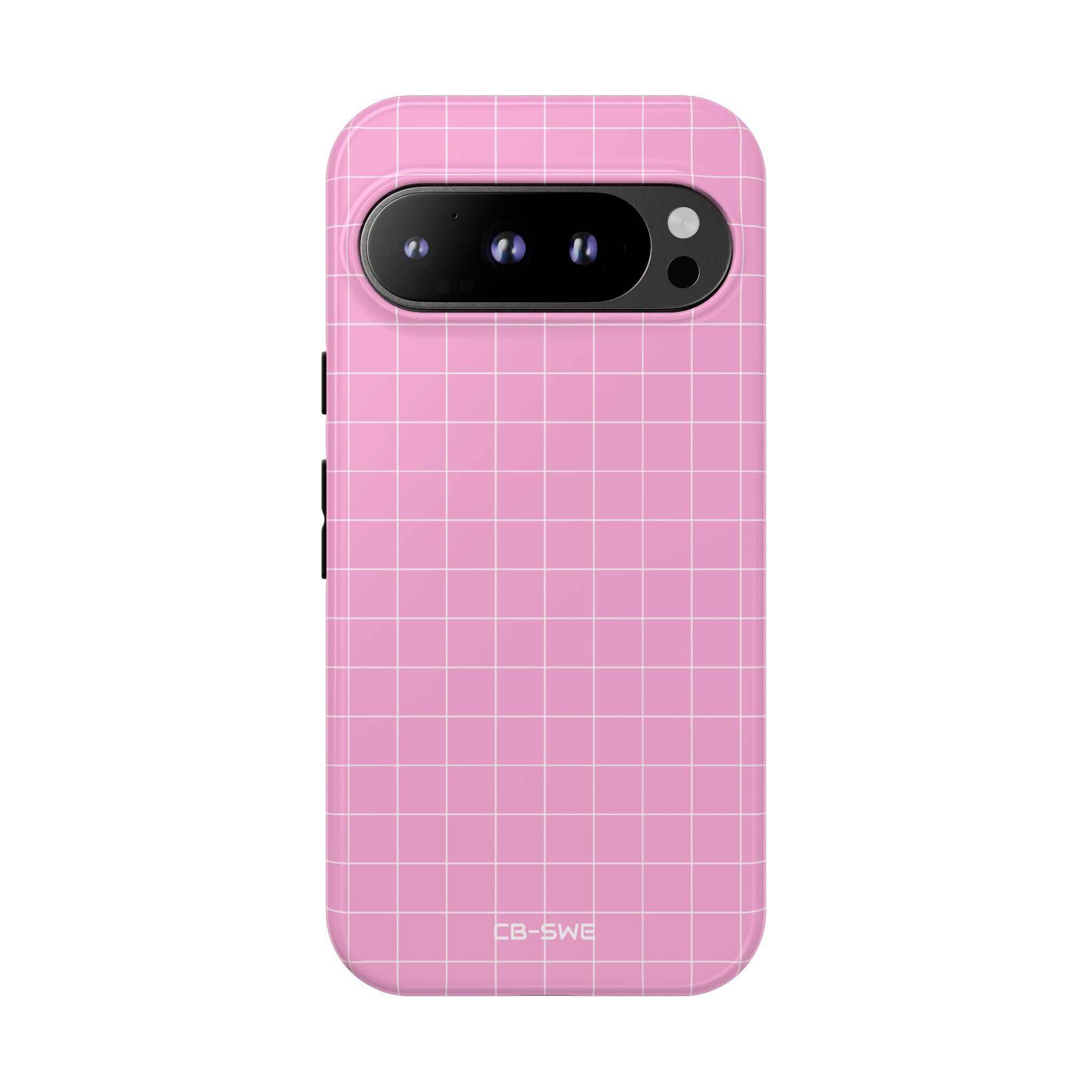 Pink Squares Align - Google Pixel Case