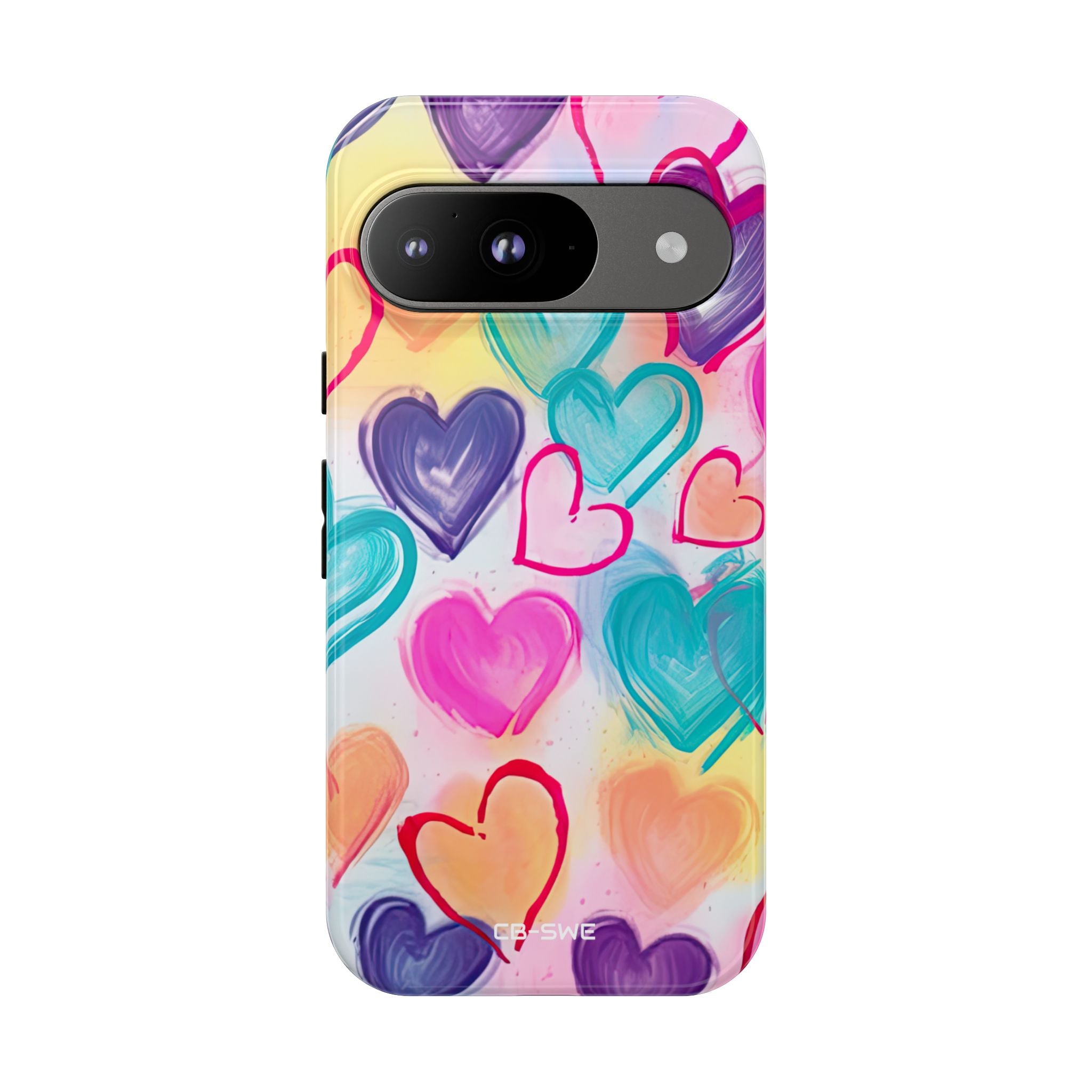 Hearts Dance Playfully - Google Pixel Case