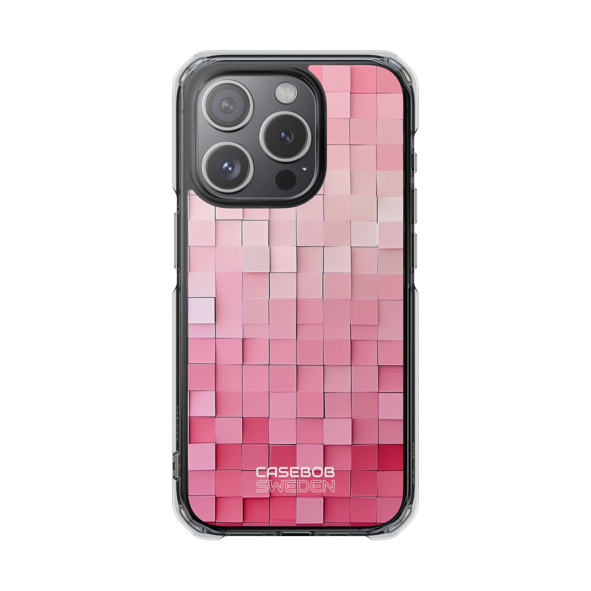 Pink Mosaic Glow iPhone 15 - Impact Clear+