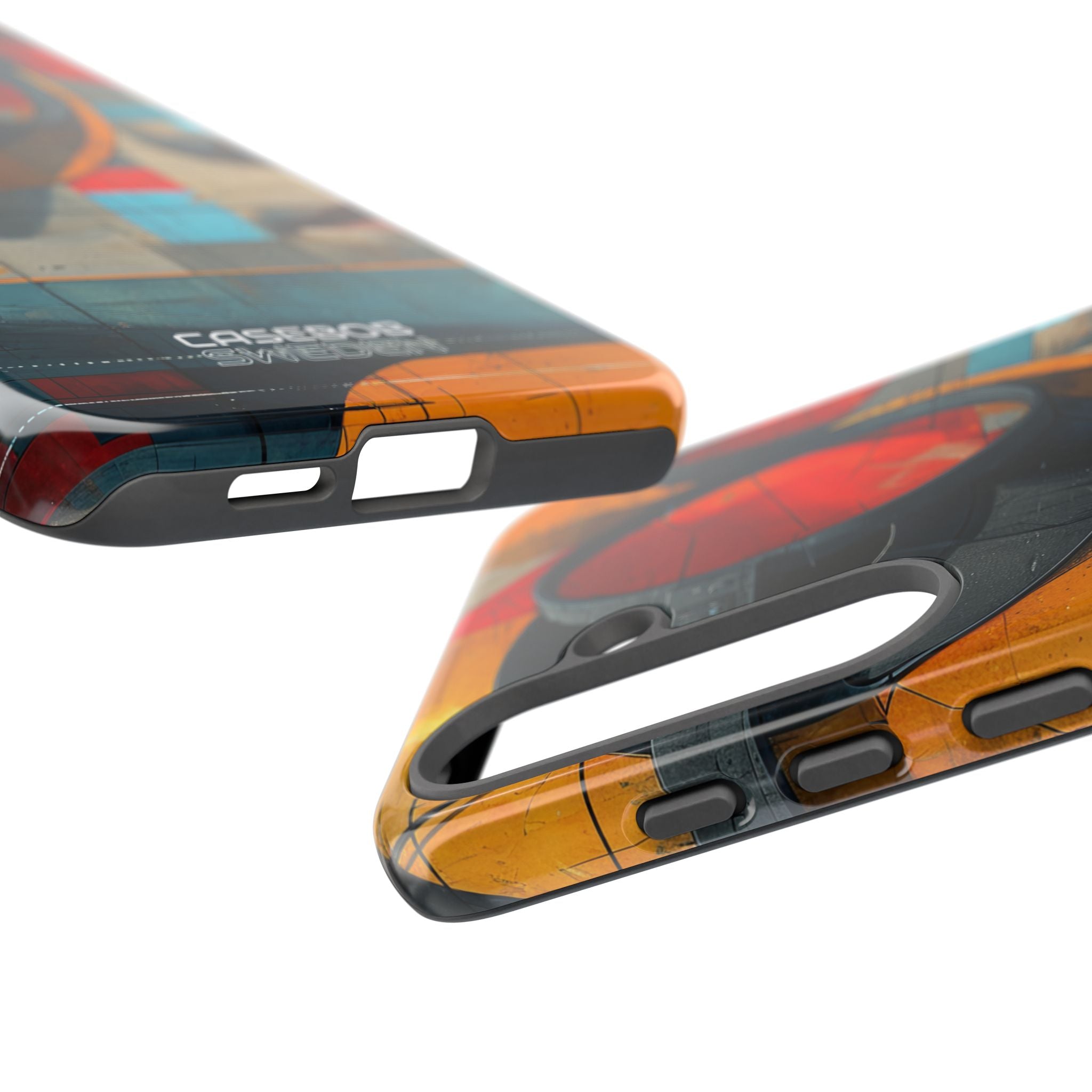 Futuristische Kubistische Visies Samsung S25 - Tough