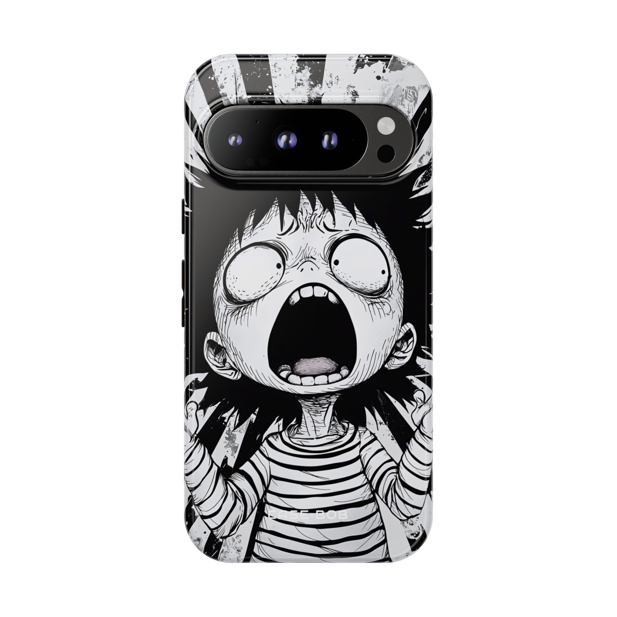 Screaming Stripes Google Pixel 9 Pro Case - Tough