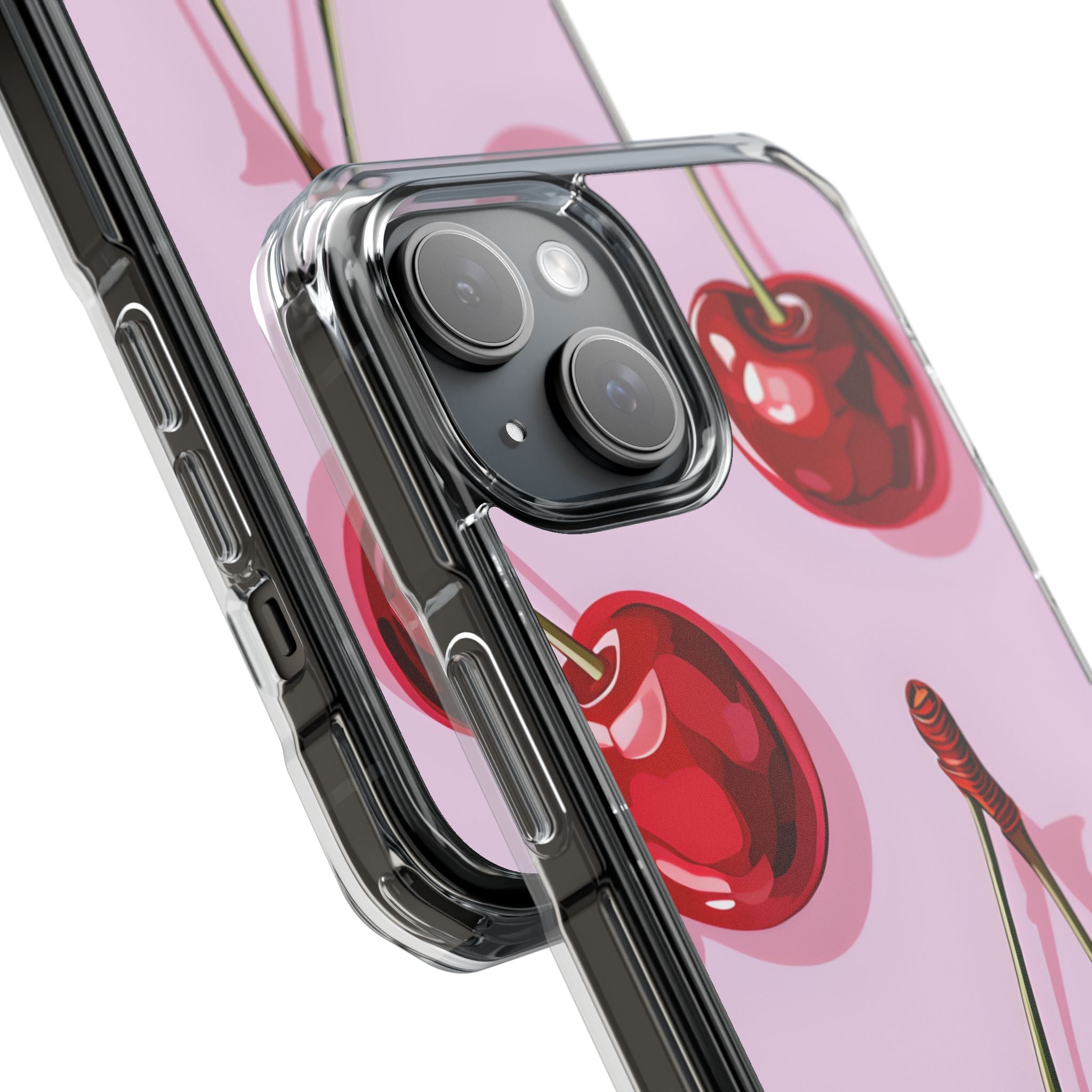 Glossy Cherry Dance iPhone 15 Case - Impact