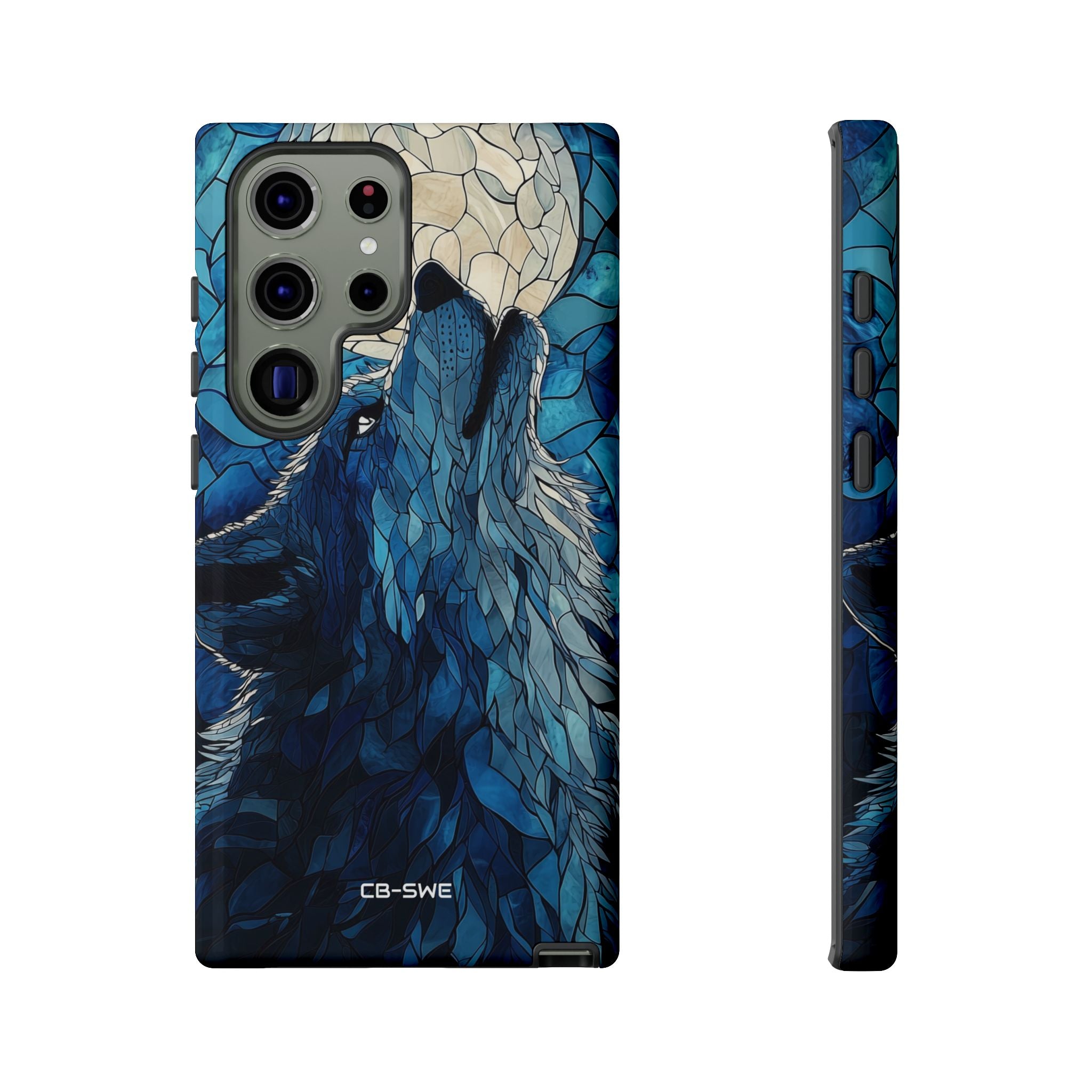 Wolf Howls Moonlight - Samsung Case