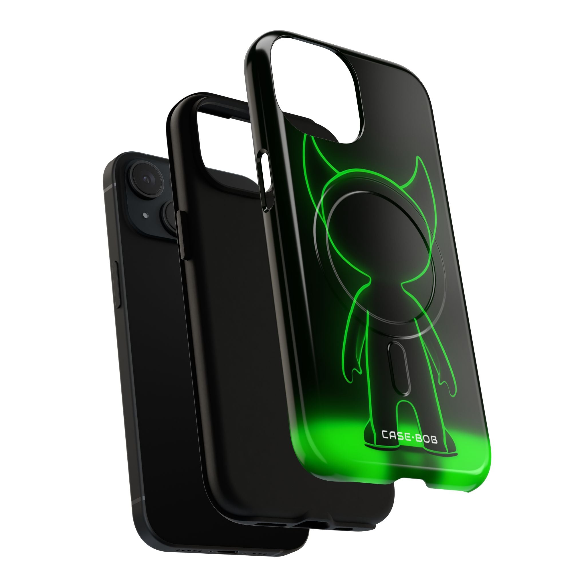 Neon Horned Glow iPhone 15 Case - Tough+