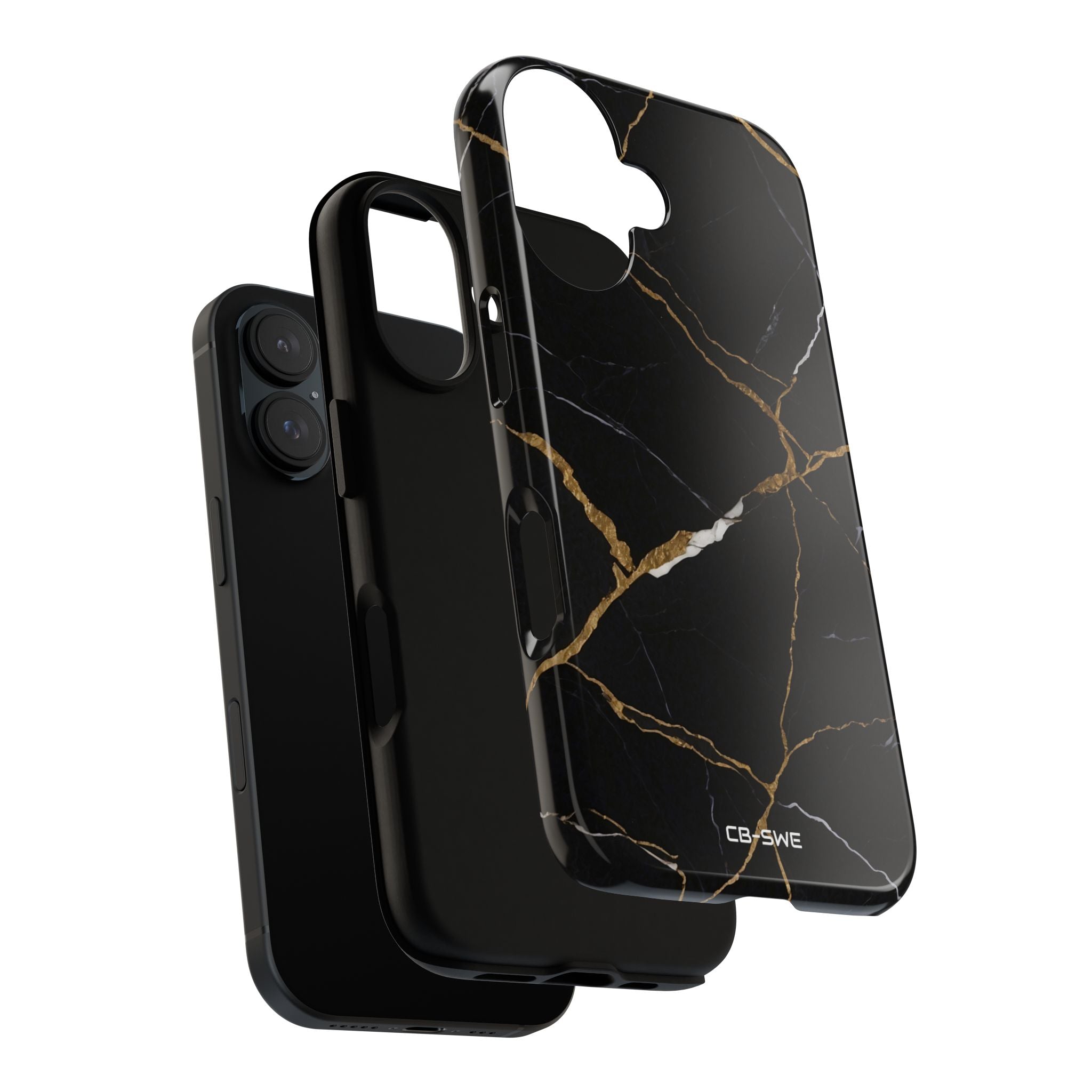 Golden Veins Emerge - iPhone Case
