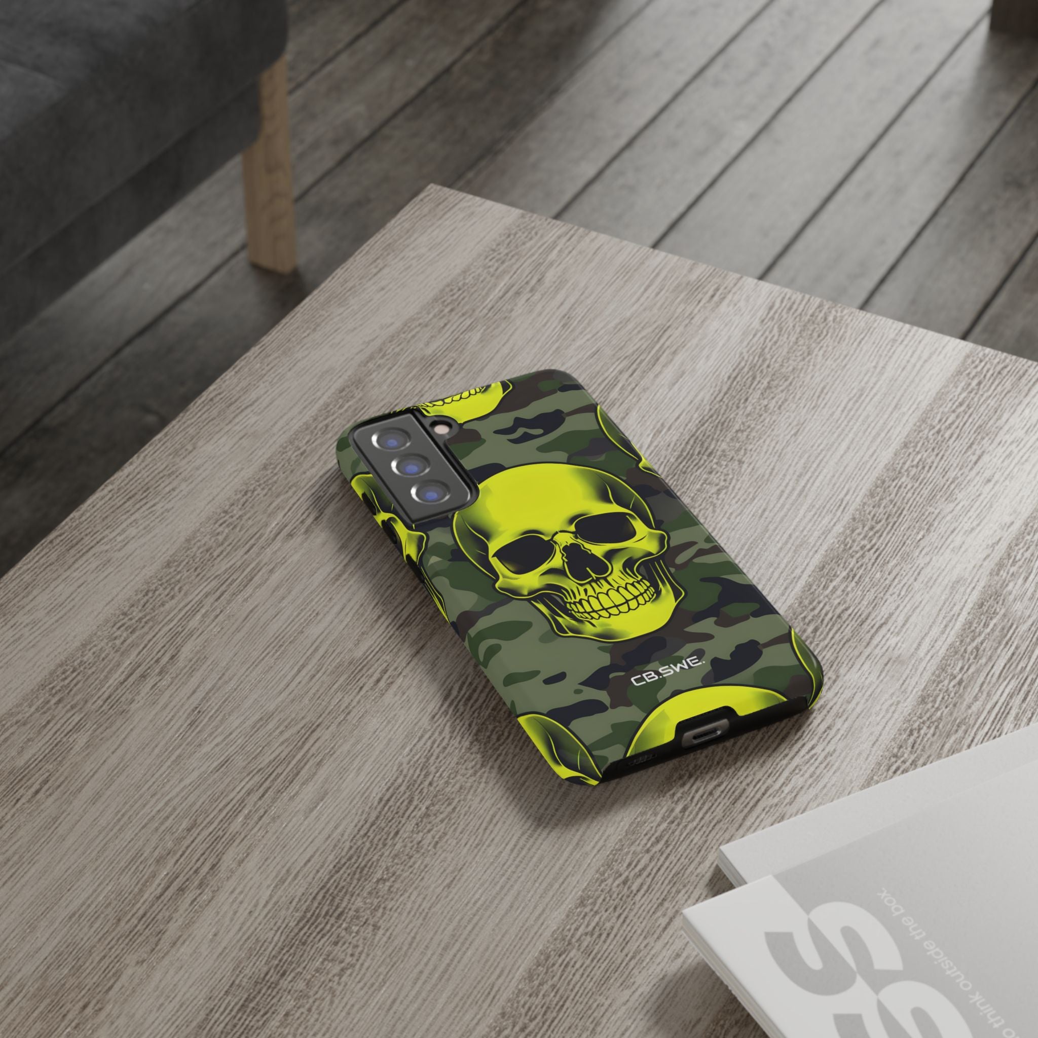 Yellow Skull Camouflage Samsung S21 - Tough