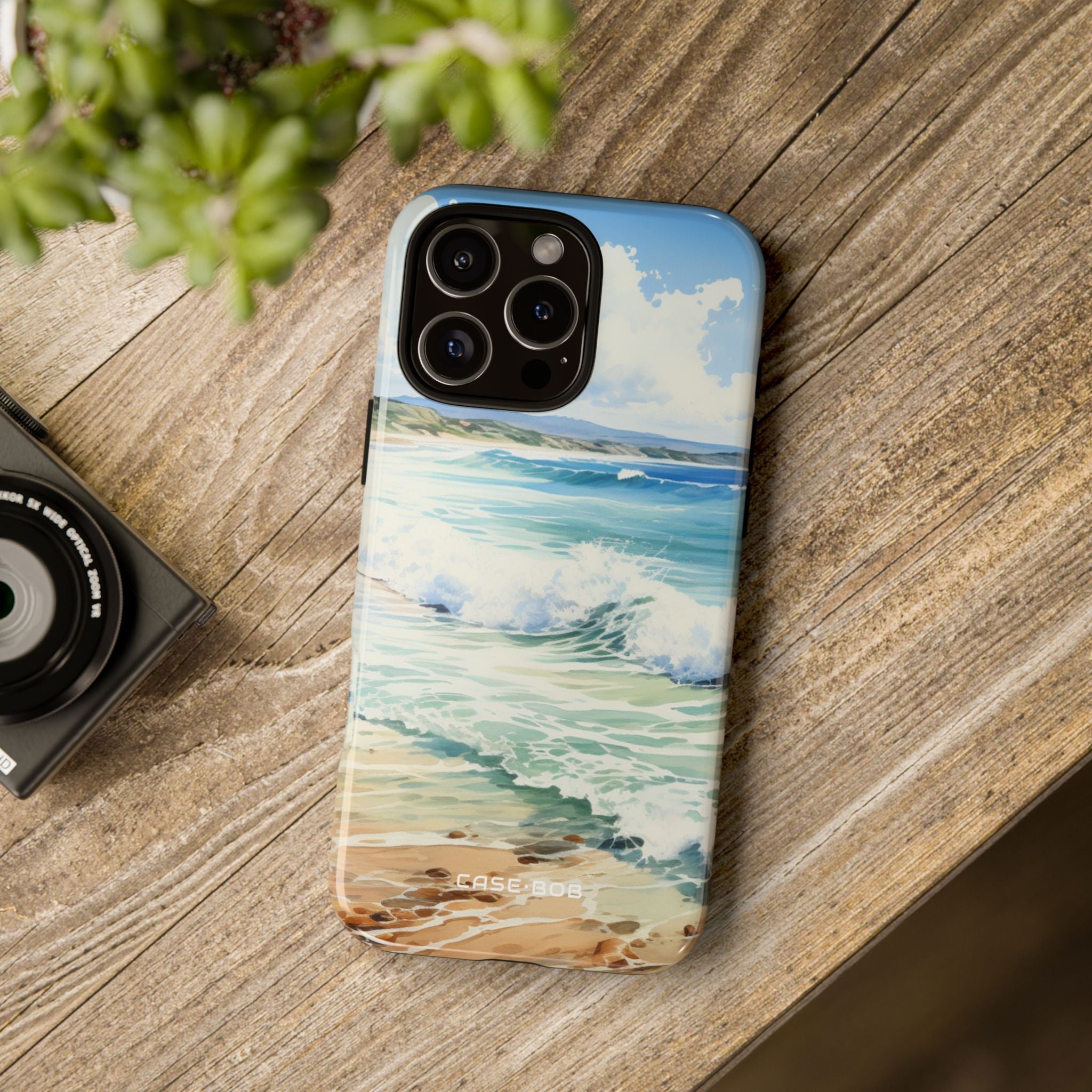 Foamy Wave Breeze iPhone 16 Pro Max Case - Tough