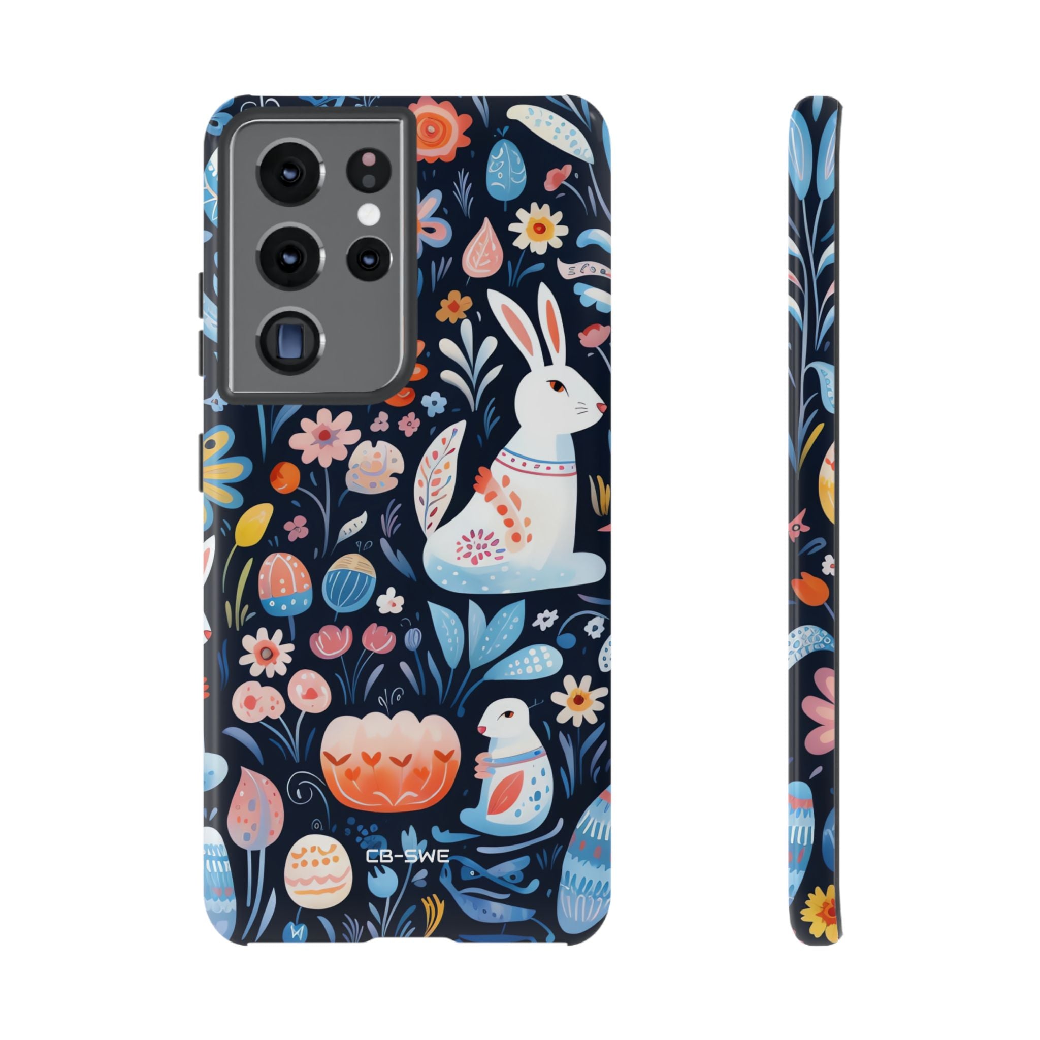 Bunnies Play Among Flowers - Samsung Case