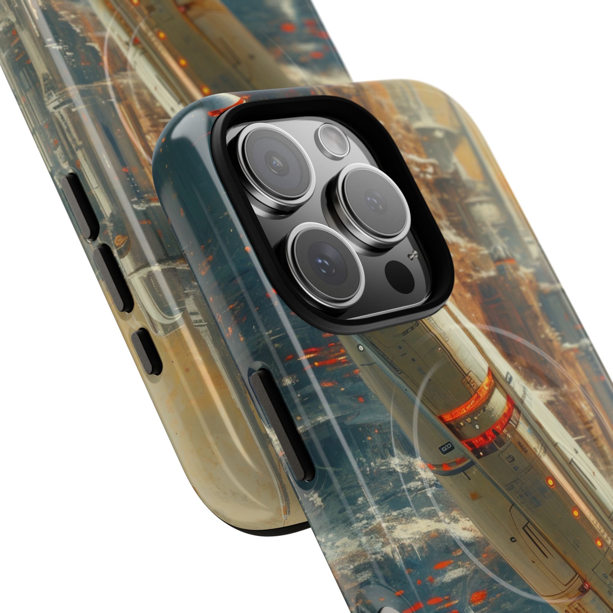 Futuristic Forest Voyage iPhone 16 - Tough+
