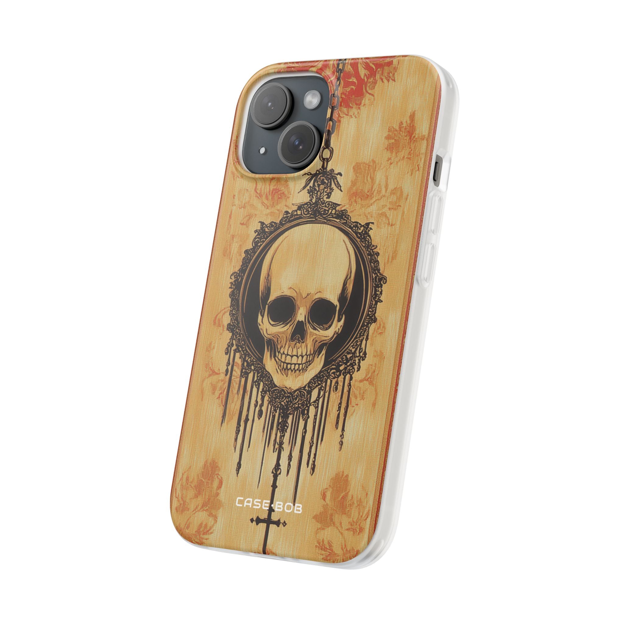 Skull Pendant iPhone 15 Case - Soft