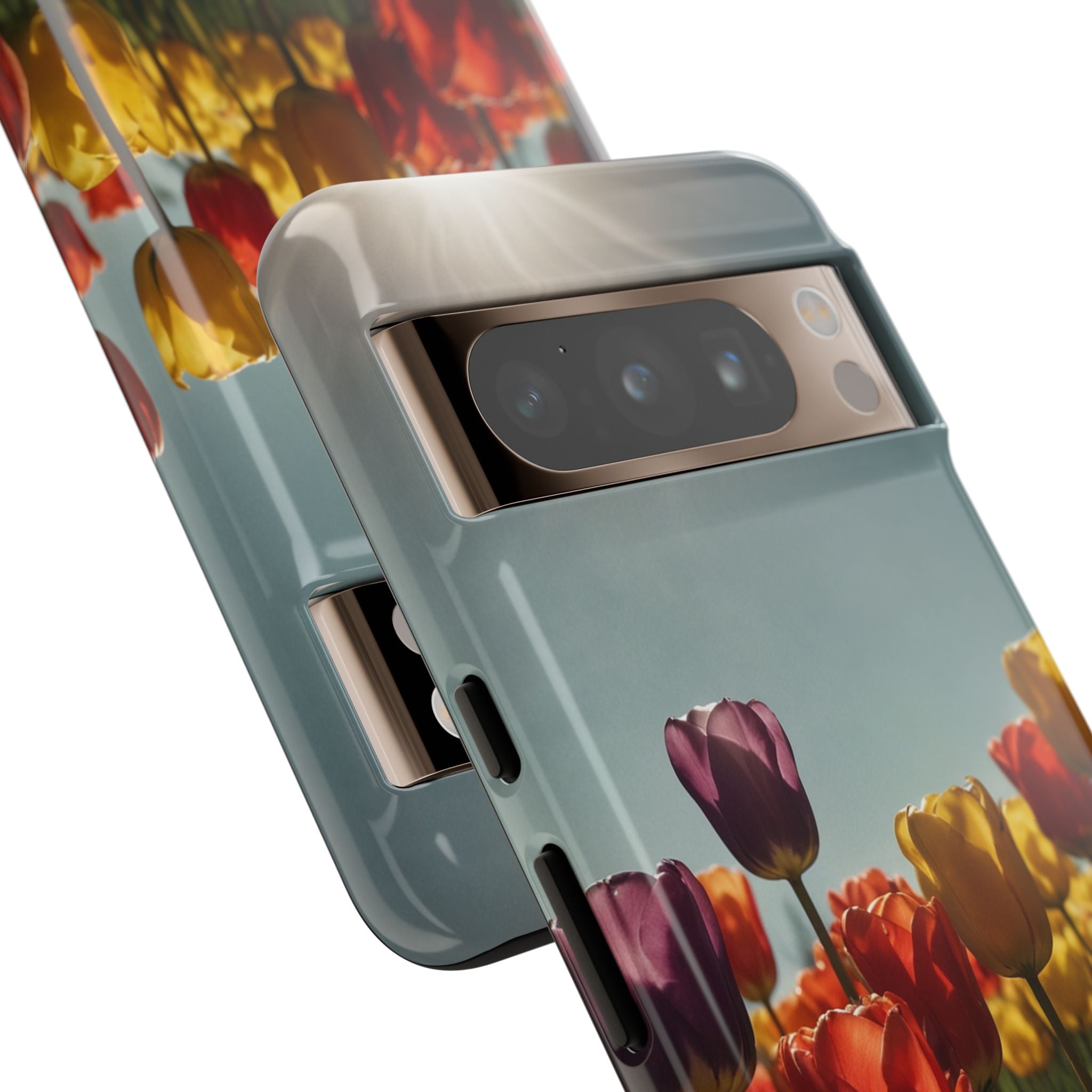 Tulips Embrace Sunlight - Google Pixel Case