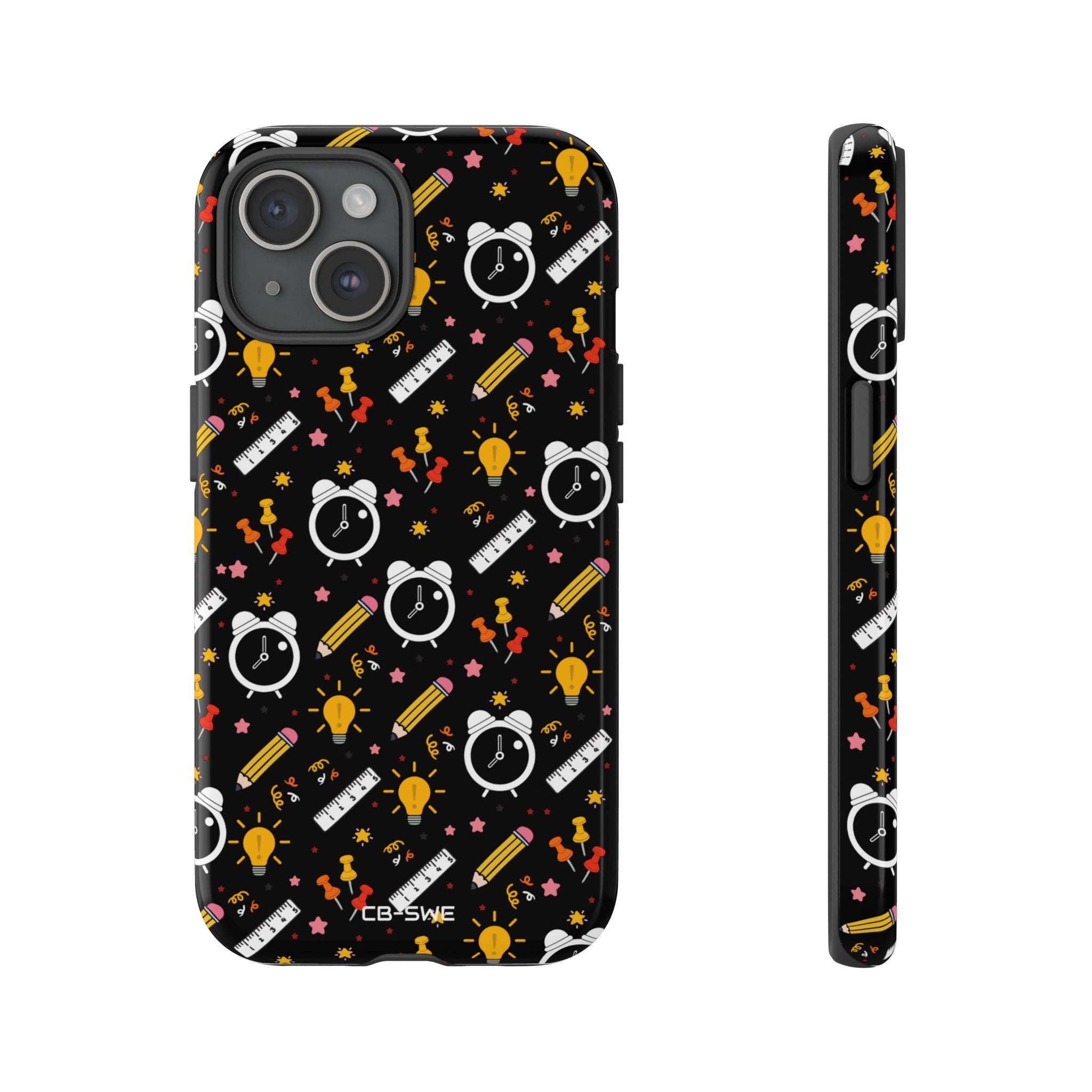 Bright Pencils Twirl - iPhone Case