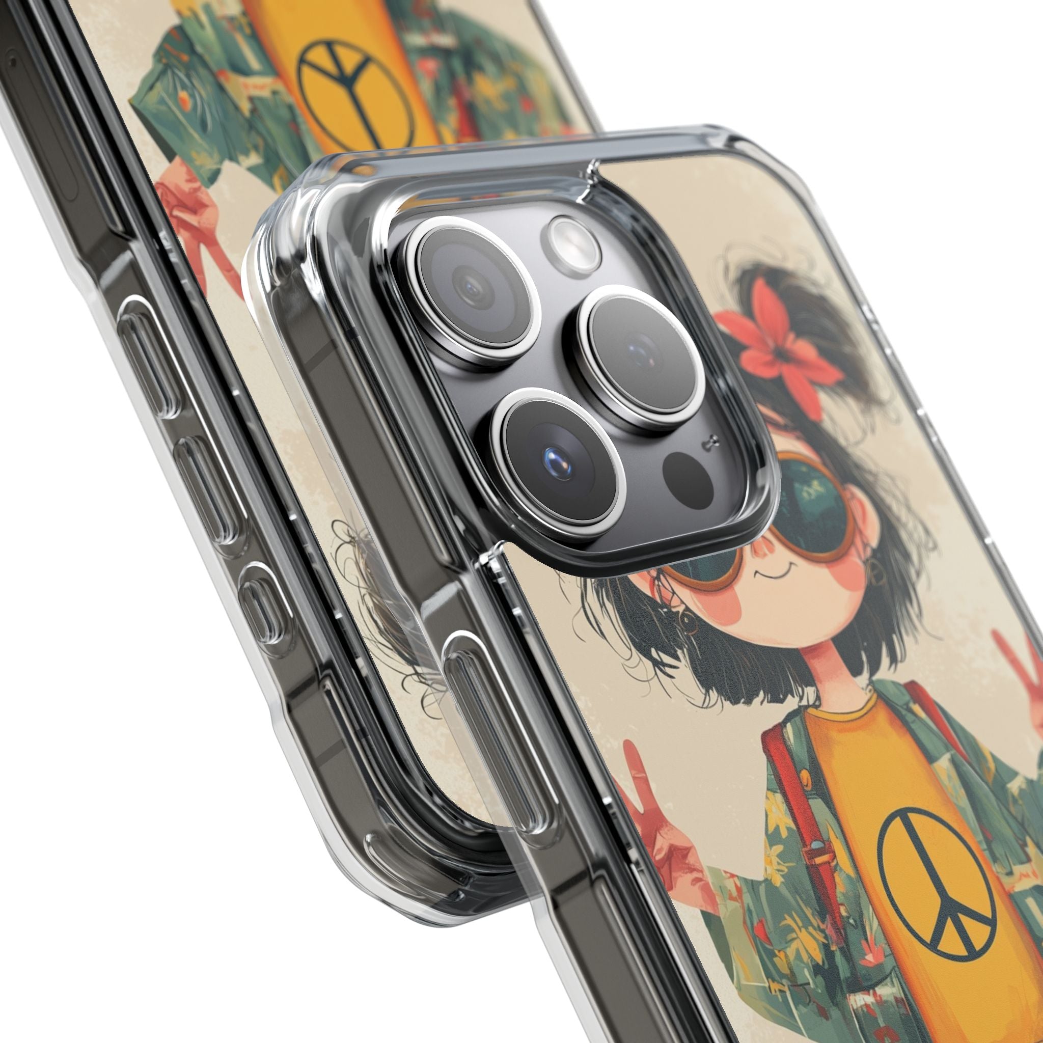 Peace Pigtails iPhone 15 Pro Case - Impact