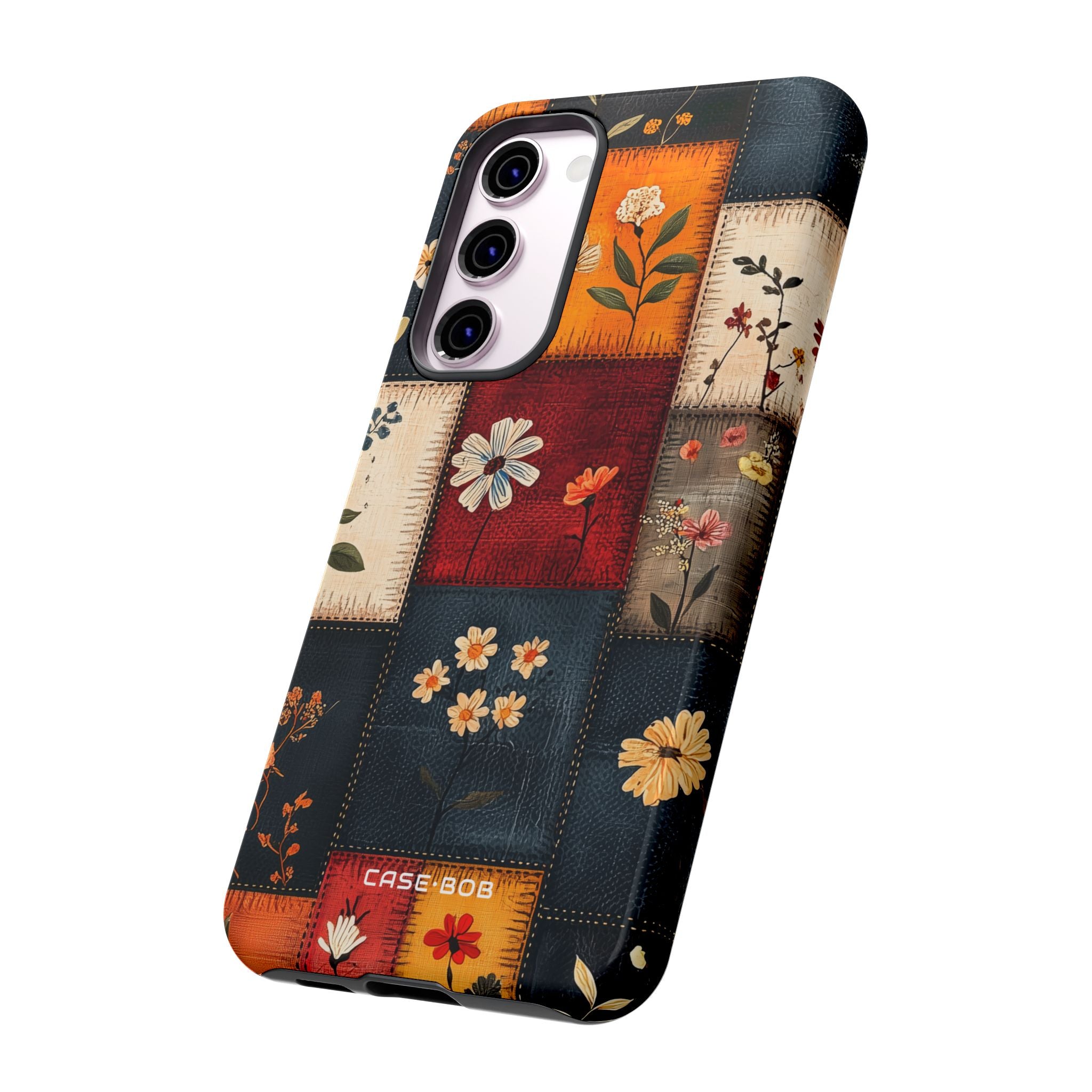 Patchwork Blooms Samsung S23 Plus Case - Tough