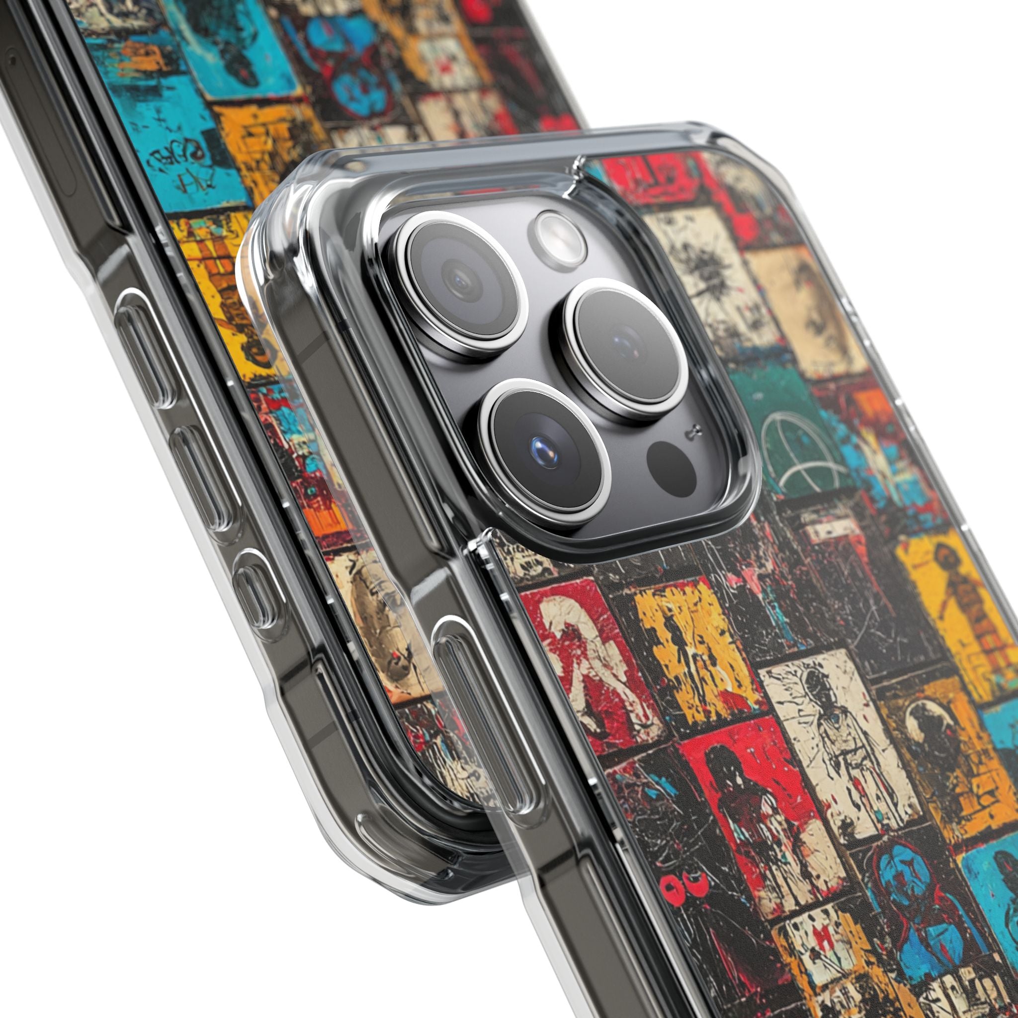 Figured Grid iPhone 15 Pro Case - Impact