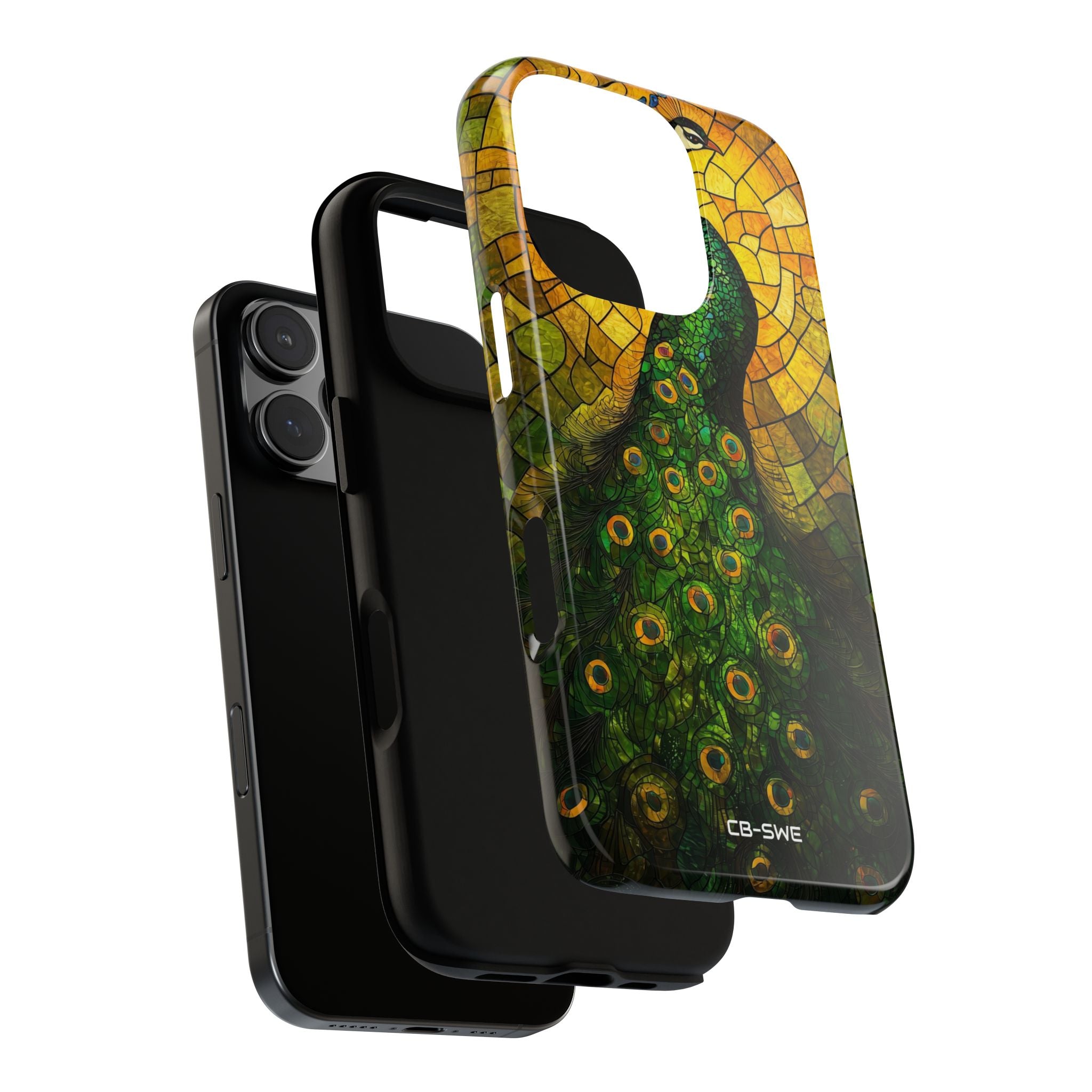 Peacock Spreads Light - iPhone Case