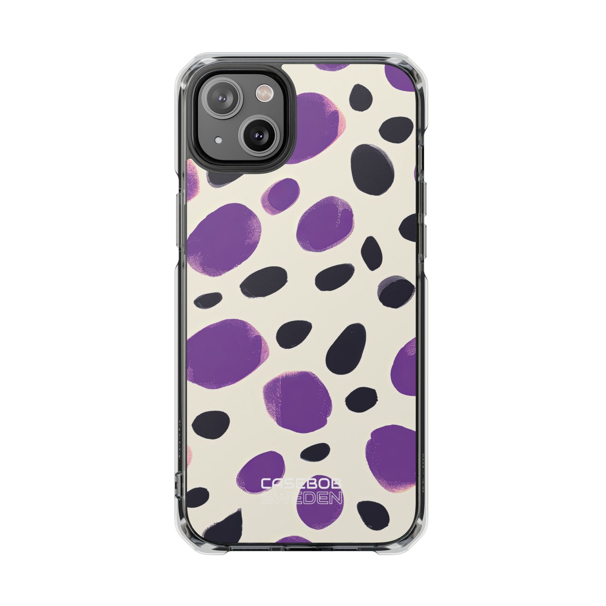 Purple Pebble Dance iPhone 14 - Impact Clear+