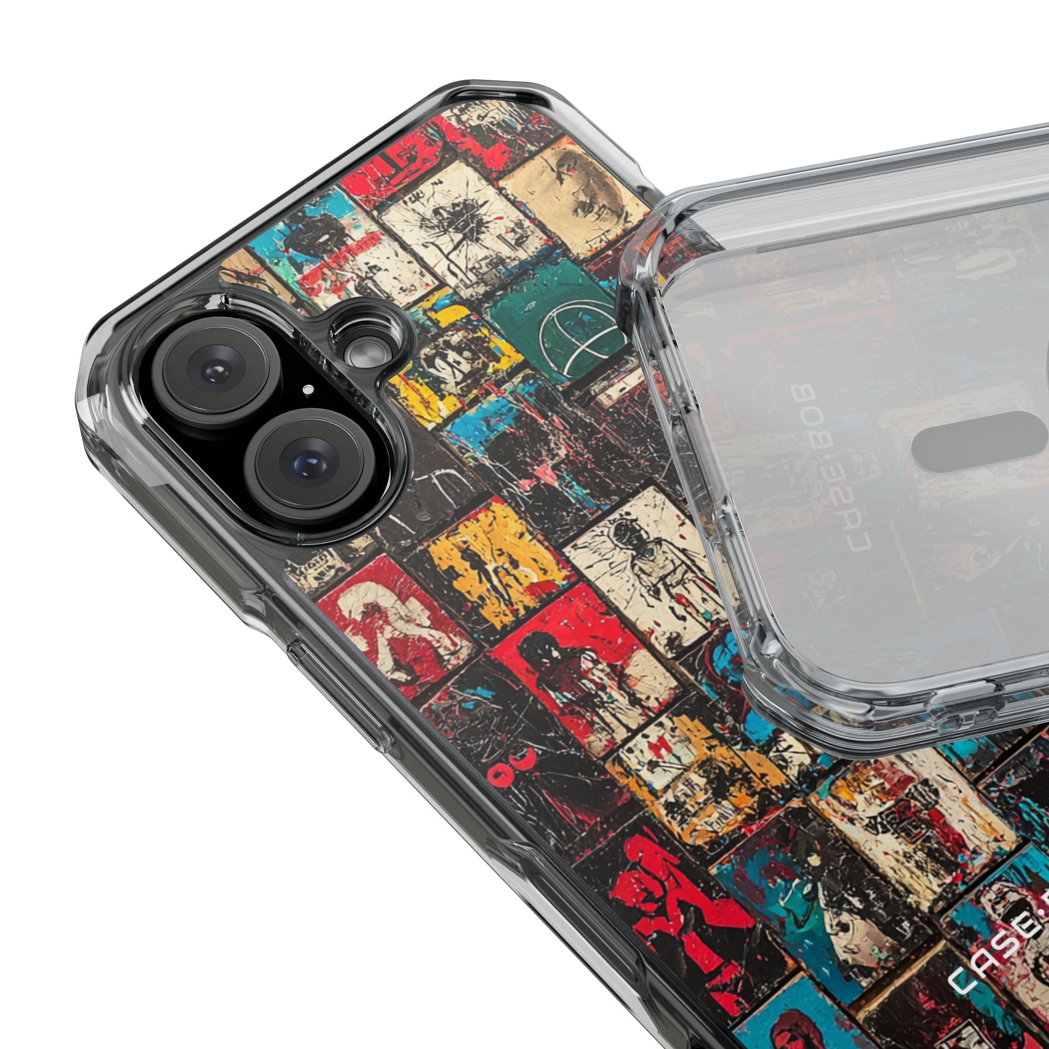 Figured Grid iPhone 15 Case - Impact