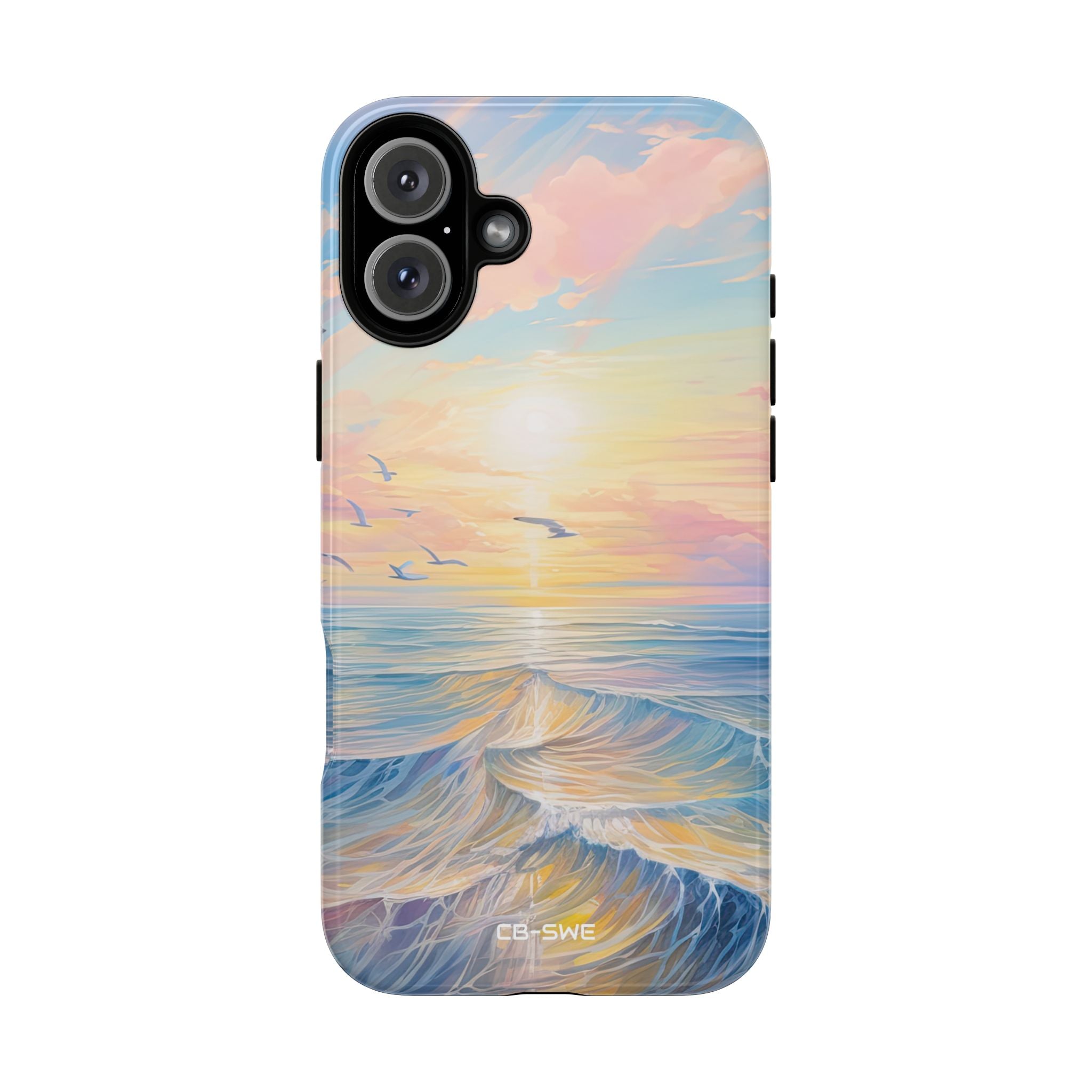 Gentle Waves Embrace - iPhone Case