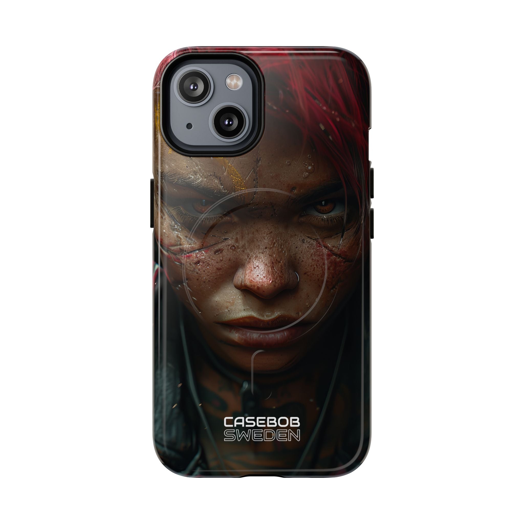 Ritratto Ribelle Cyberpunk iPhone 14 - Tough+