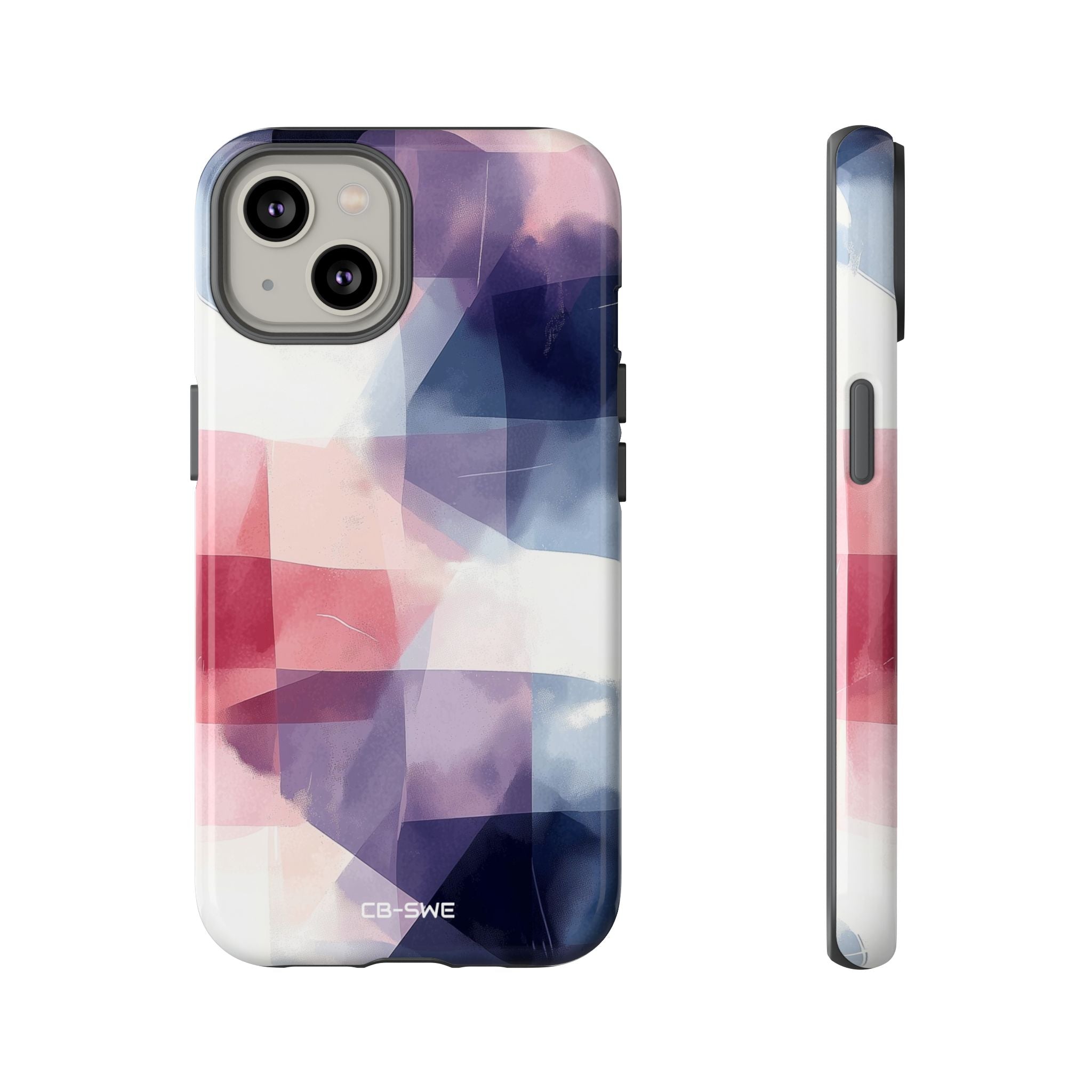 Fluid Shapes Merge - iPhone Case