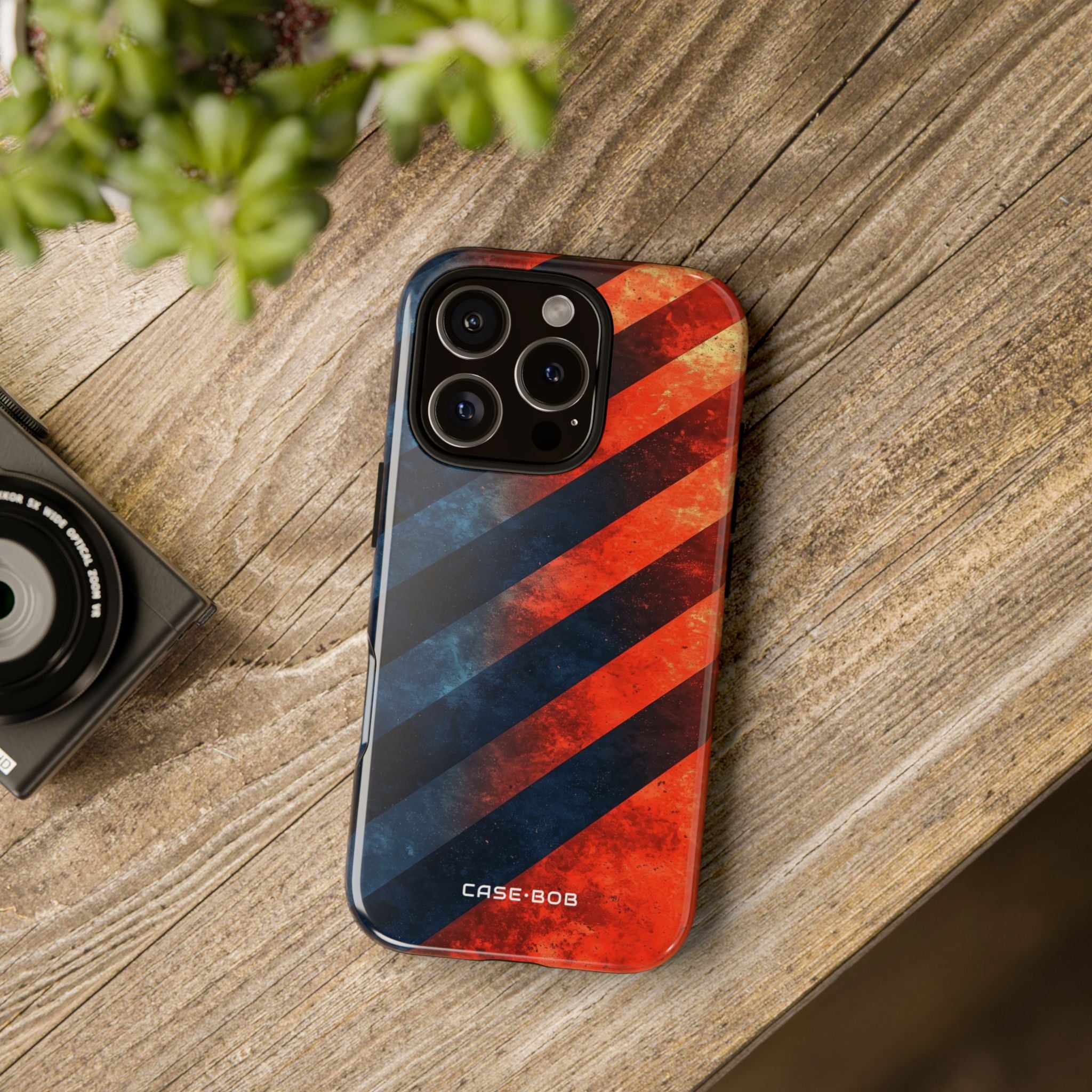 Diagonal Blaze iPhone 16 Pro Case - Tough