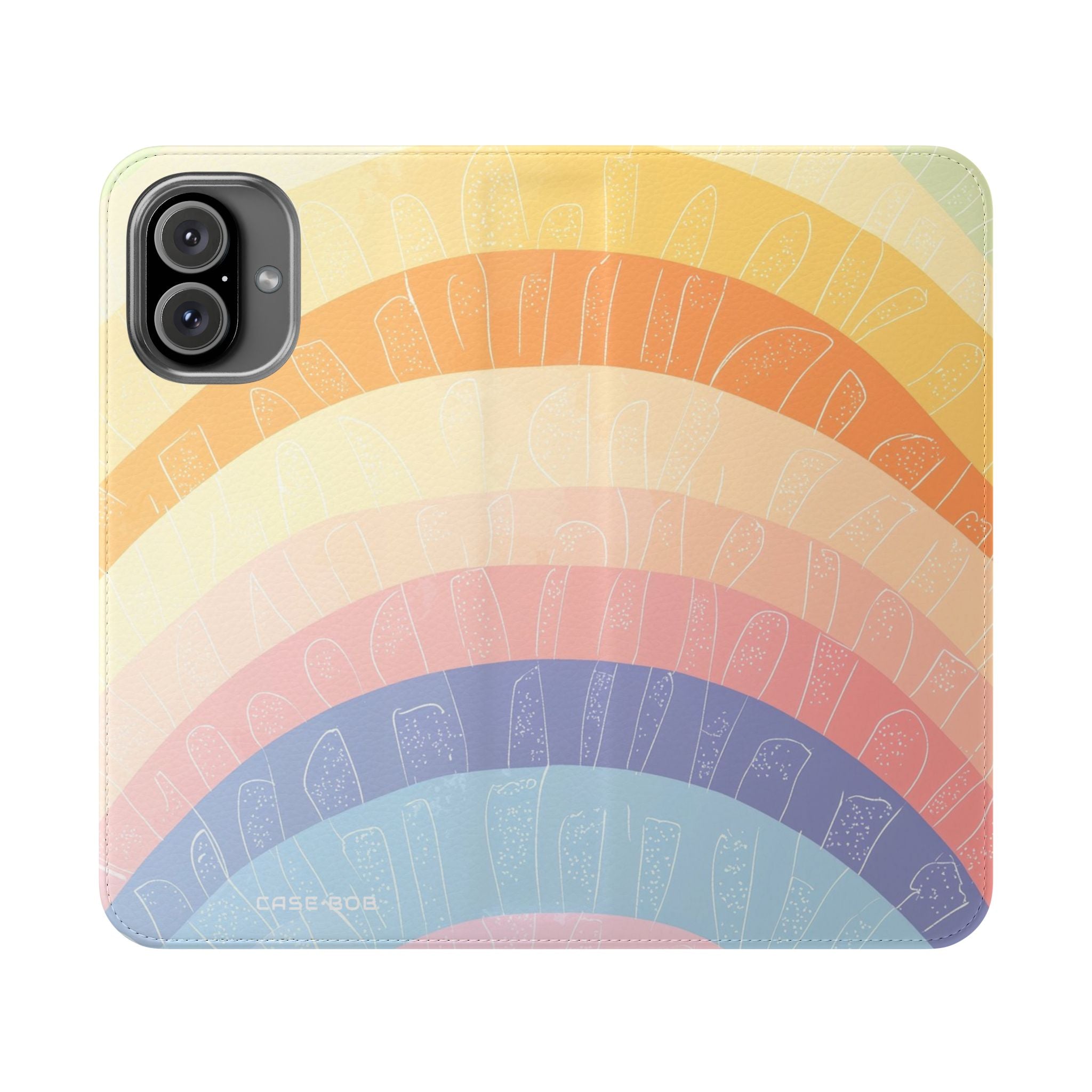 Pastel Rainbow Glow - iPhone 16 Plus Case - Wallet