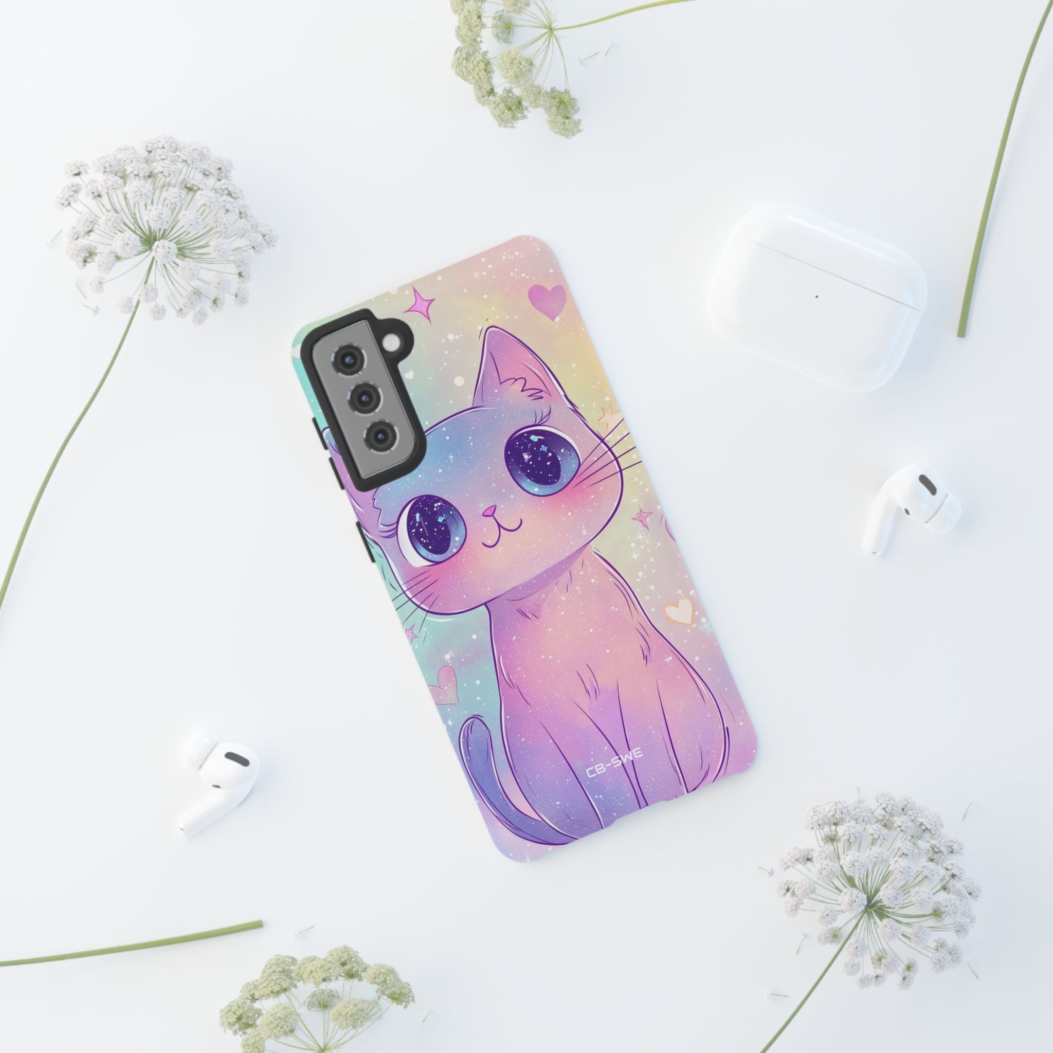 Sparkling Cat Smiles - Samsung Case