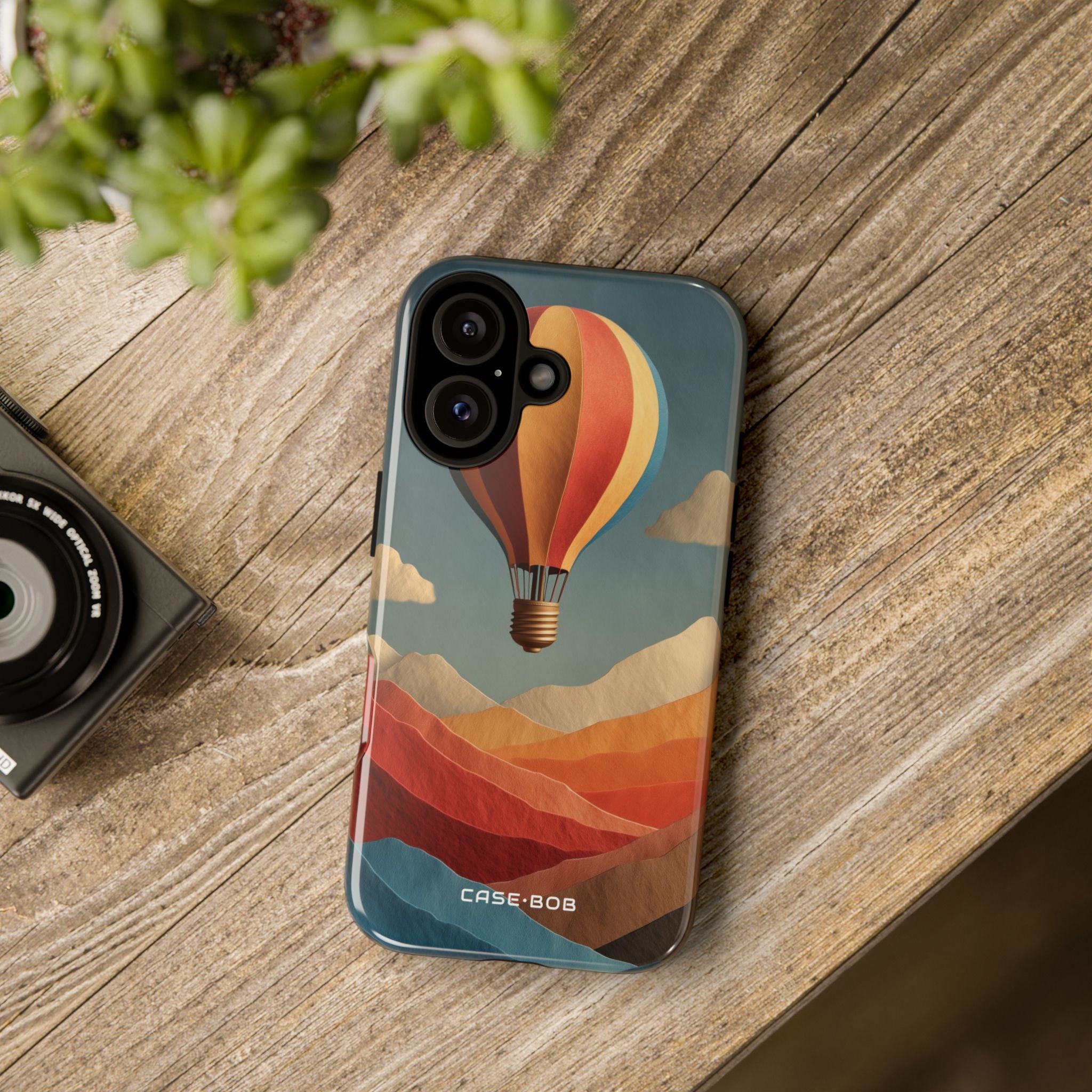 Lightbulb Balloon iPhone 16 Plus Case - Tough