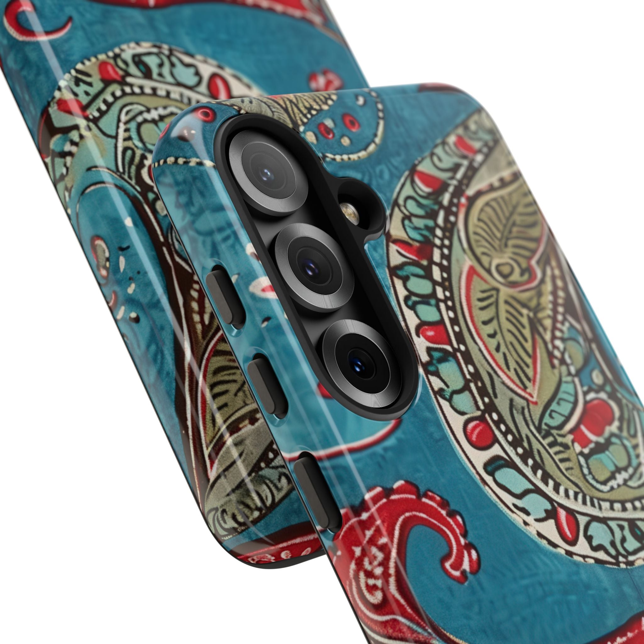 Paisley Floral Fusion Samsung S25 - Tough
