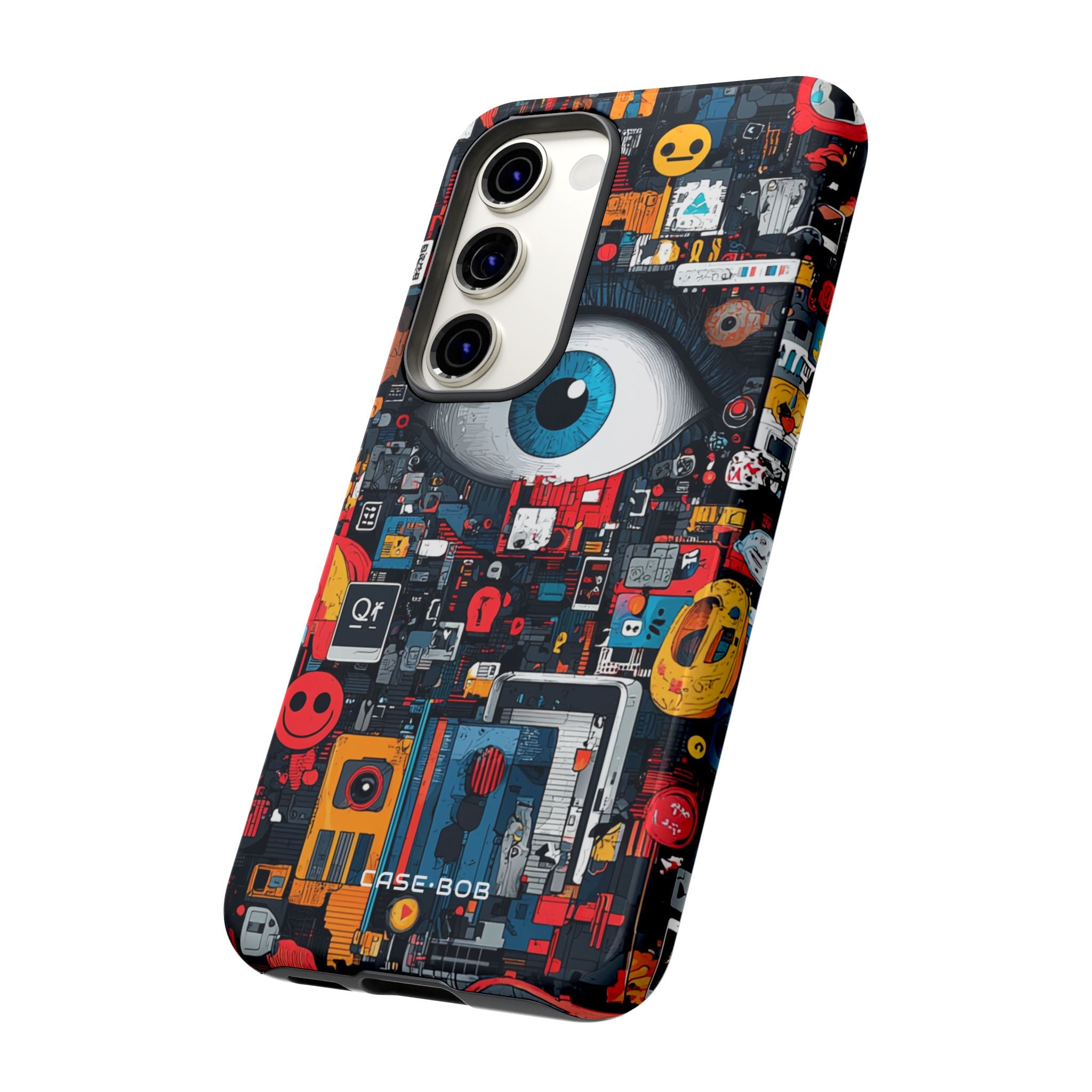 Digital Eye Blue Samsung S23 Case - Tough