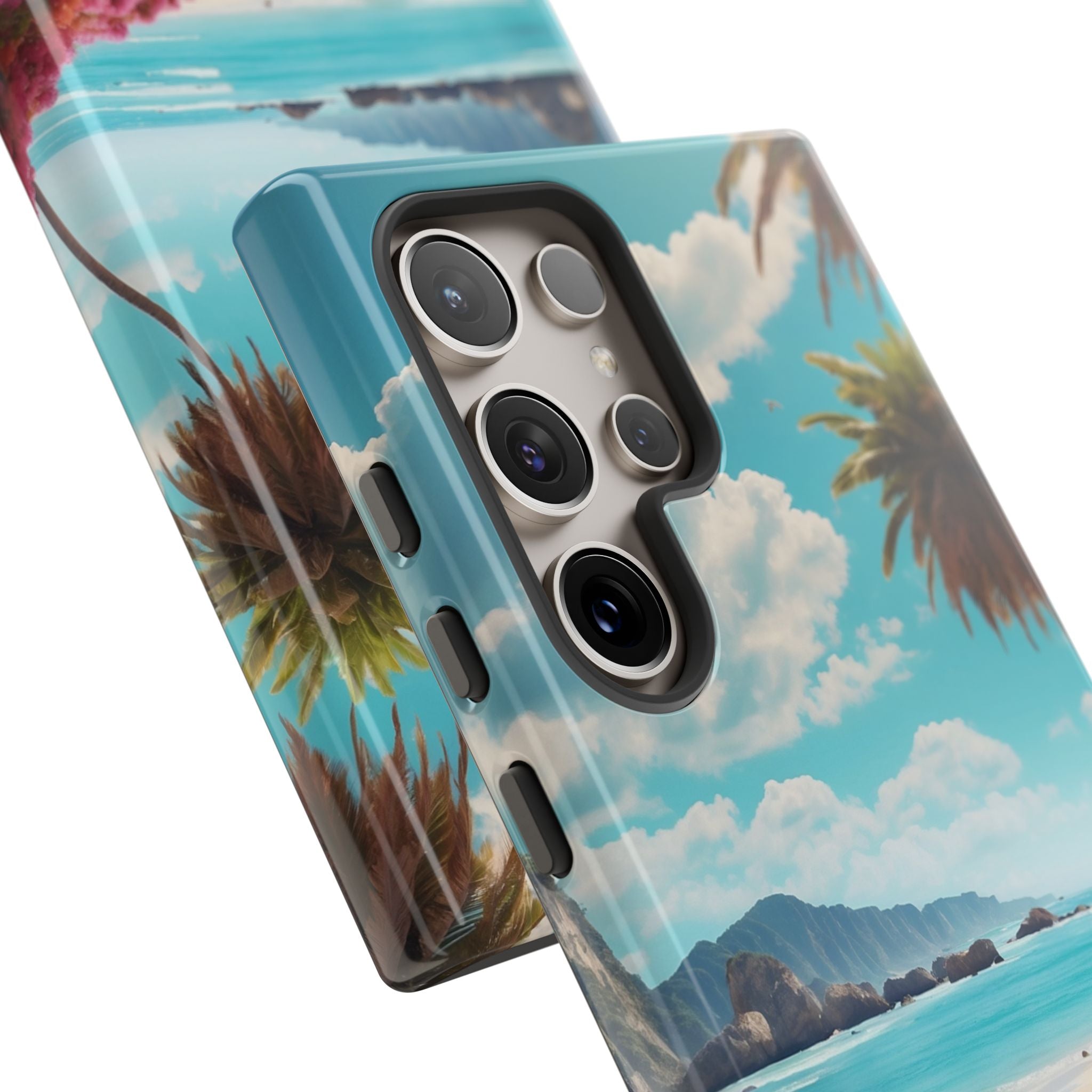 Tropical Flowers Frame - Samsung Case