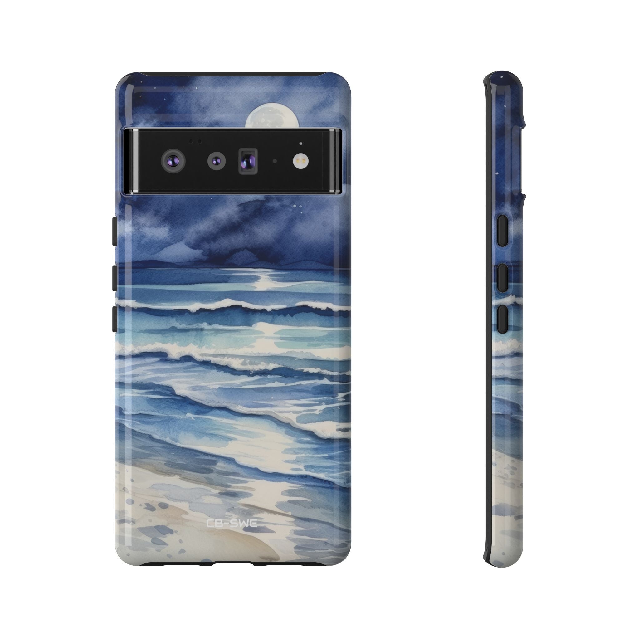 Moonlight Reflects Waves - Google Pixel Case
