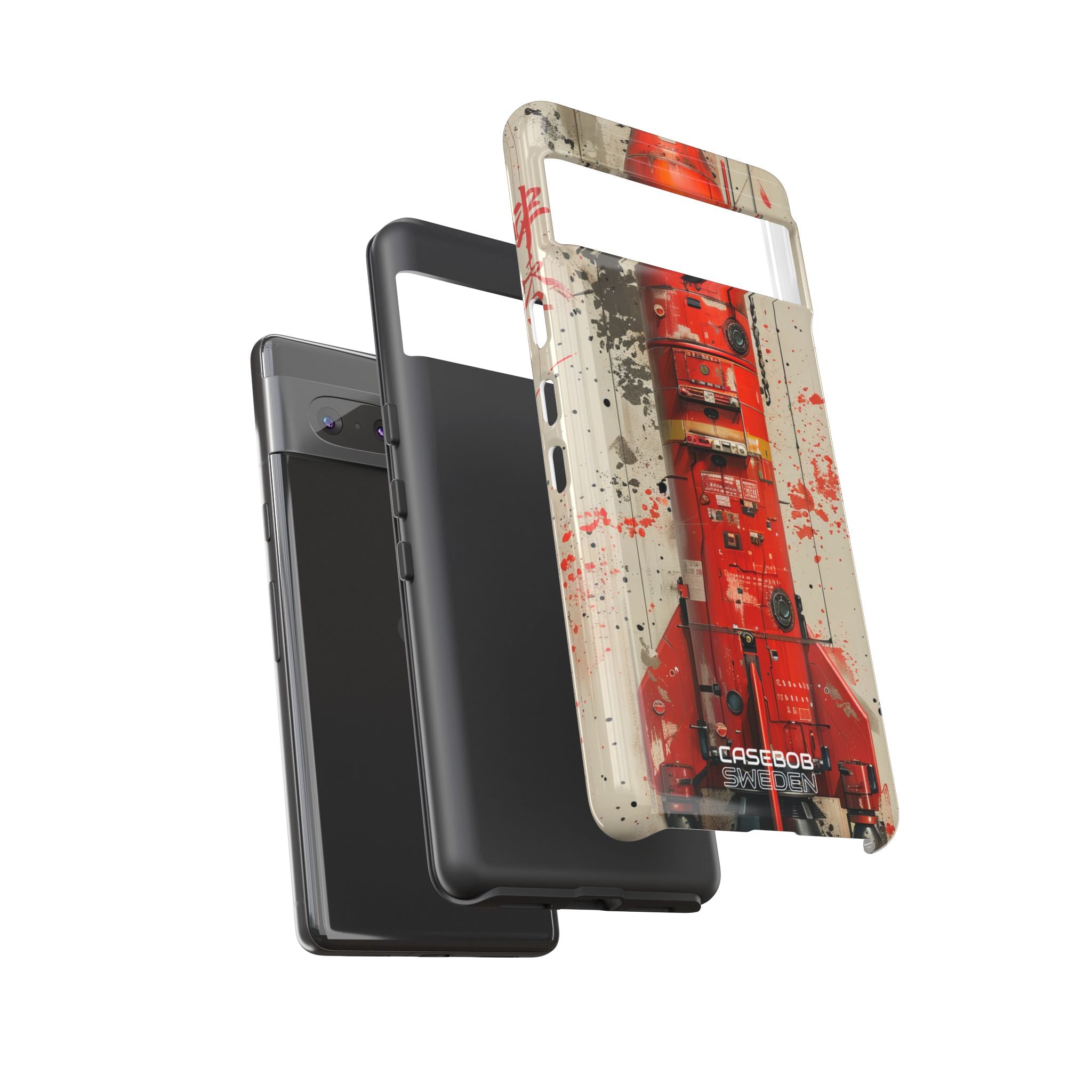 Crimson Rocket Burst Google Pixel 7 - Tough