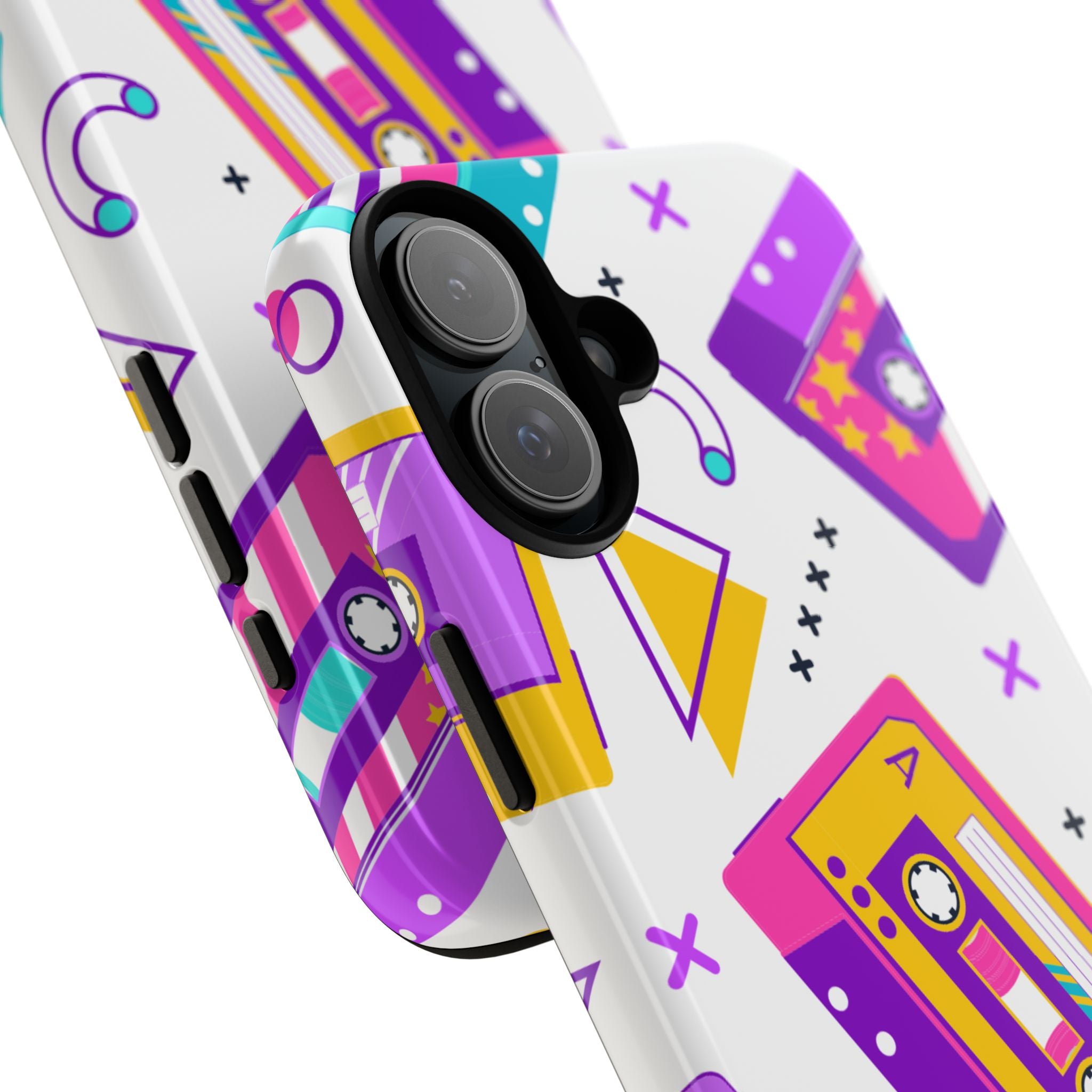 Retro Cassette Chaos - iPhone Case