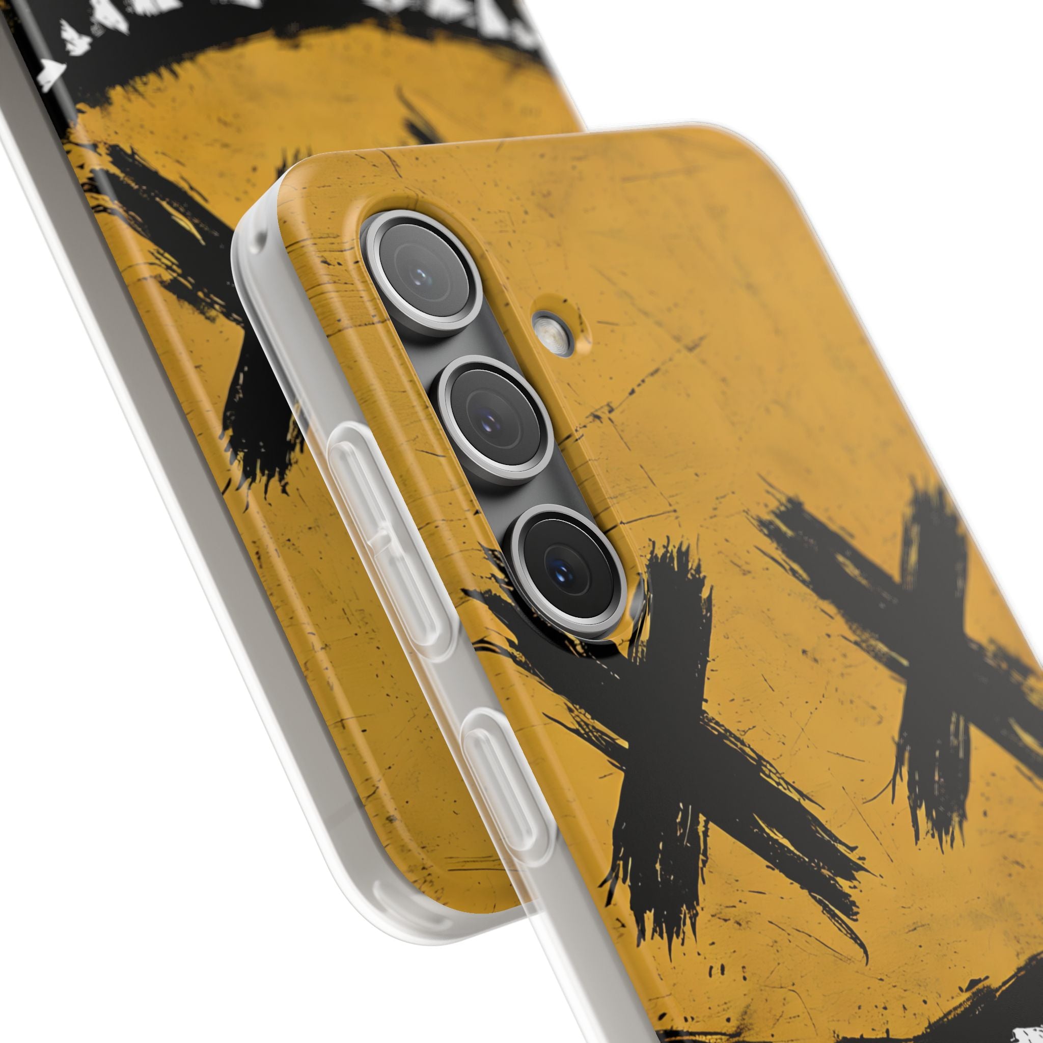 Jagged Smile Yellow Samsung S24 Case - Soft