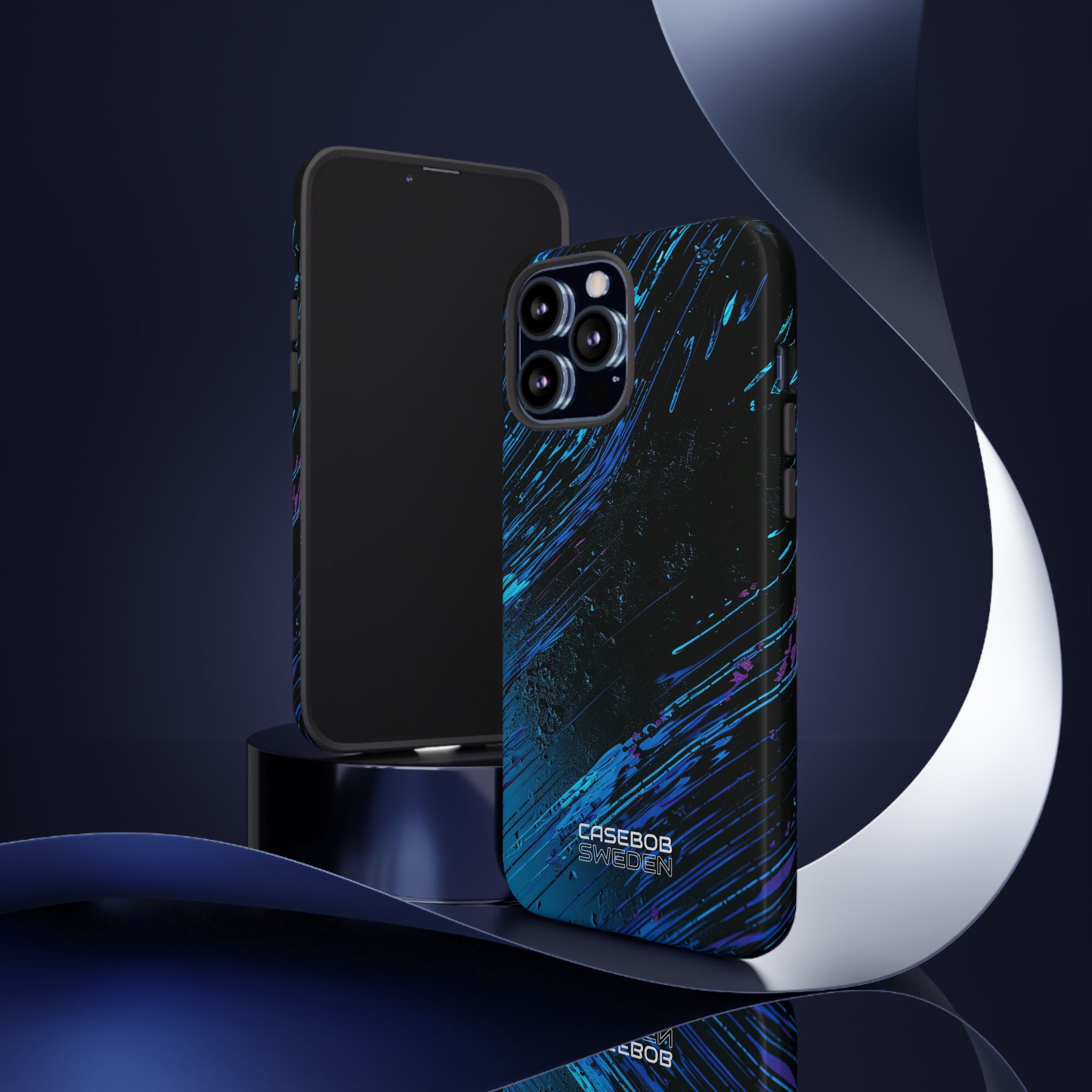 Midnight Blue Currents iPhone 13 - Tough